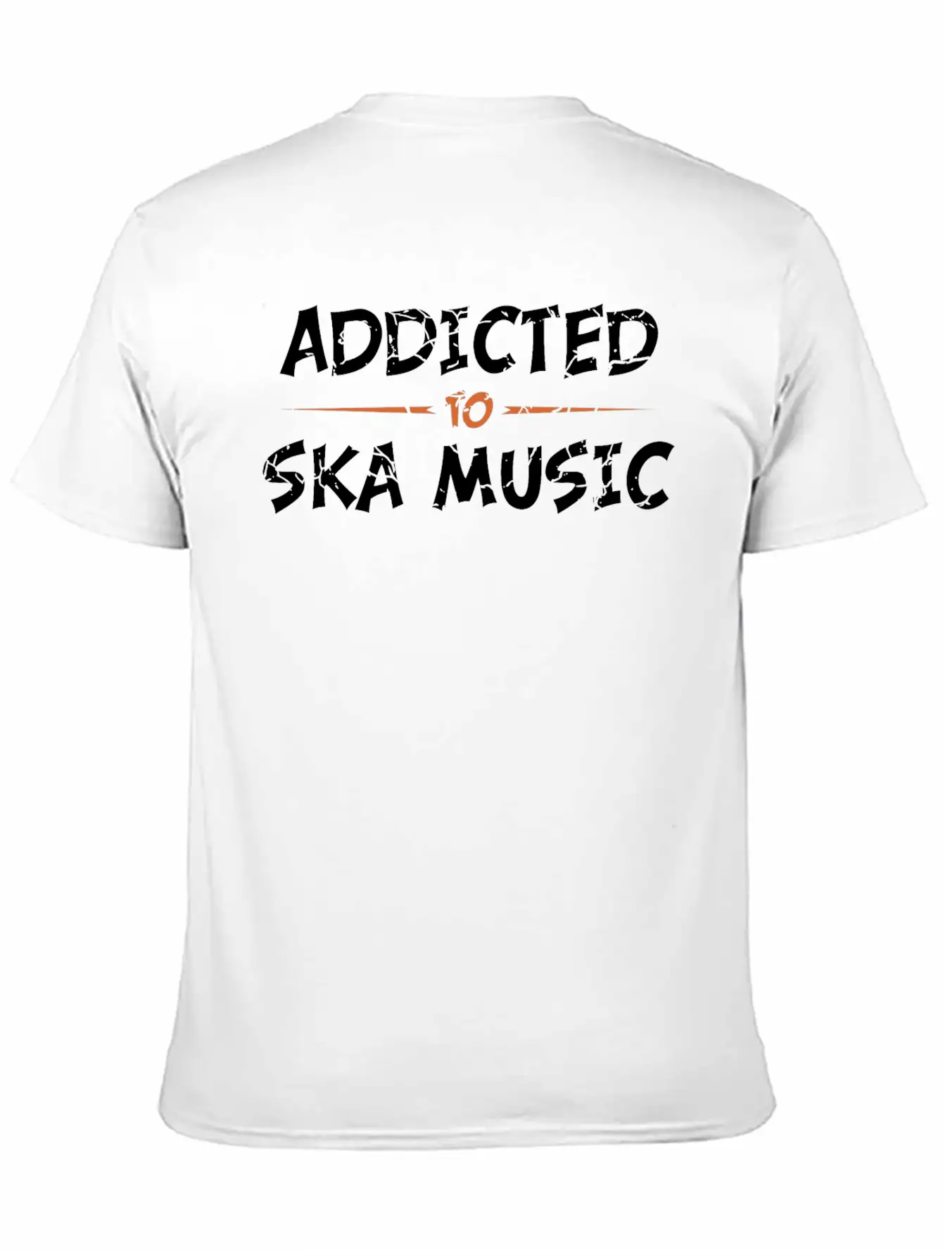 Addicted To Ska Music Classic Crew Neck Graphic Tee – Everyday Minimal Look