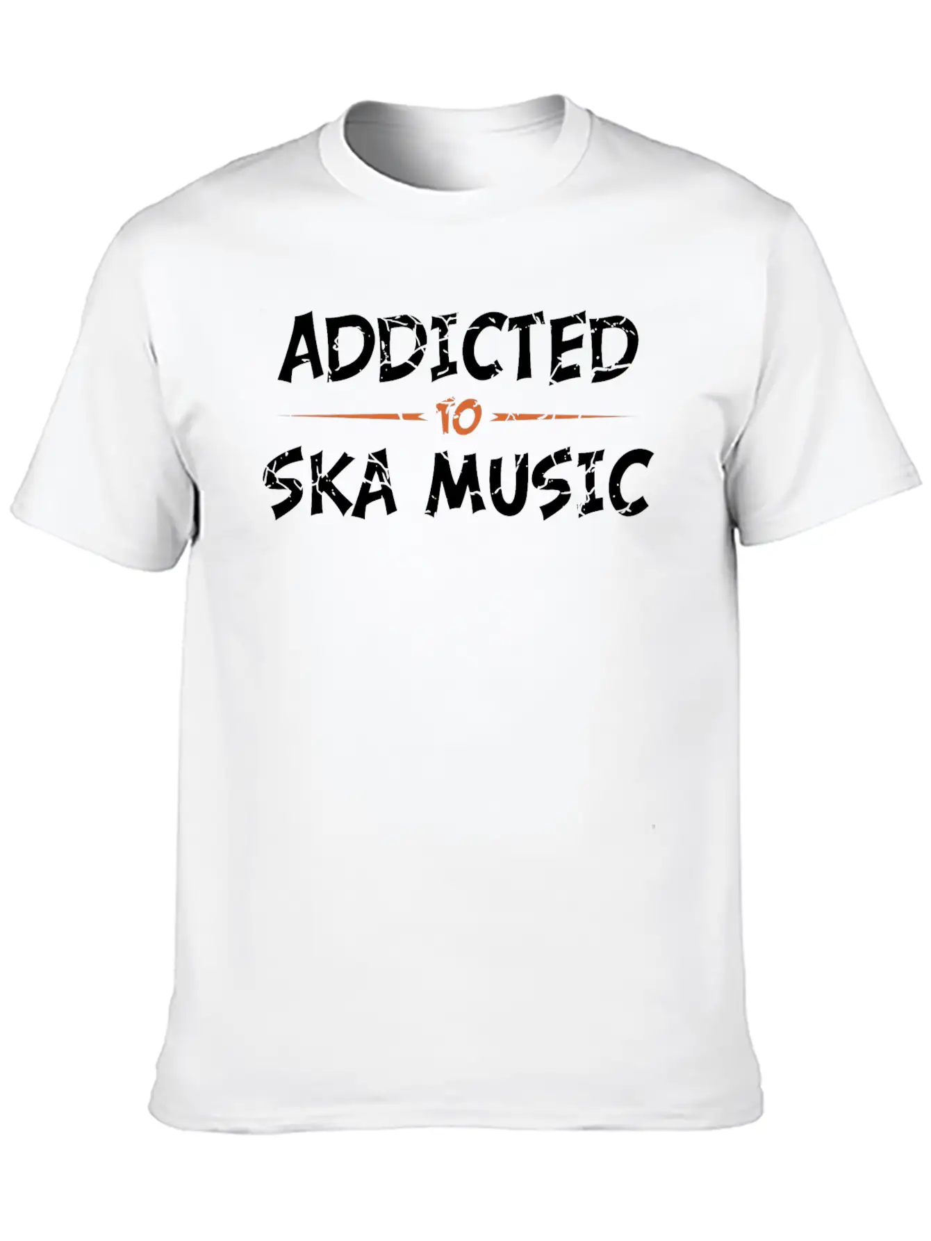 Addicted To Ska Music Classic Crew Neck Graphic Tee – Everyday Minimal Look