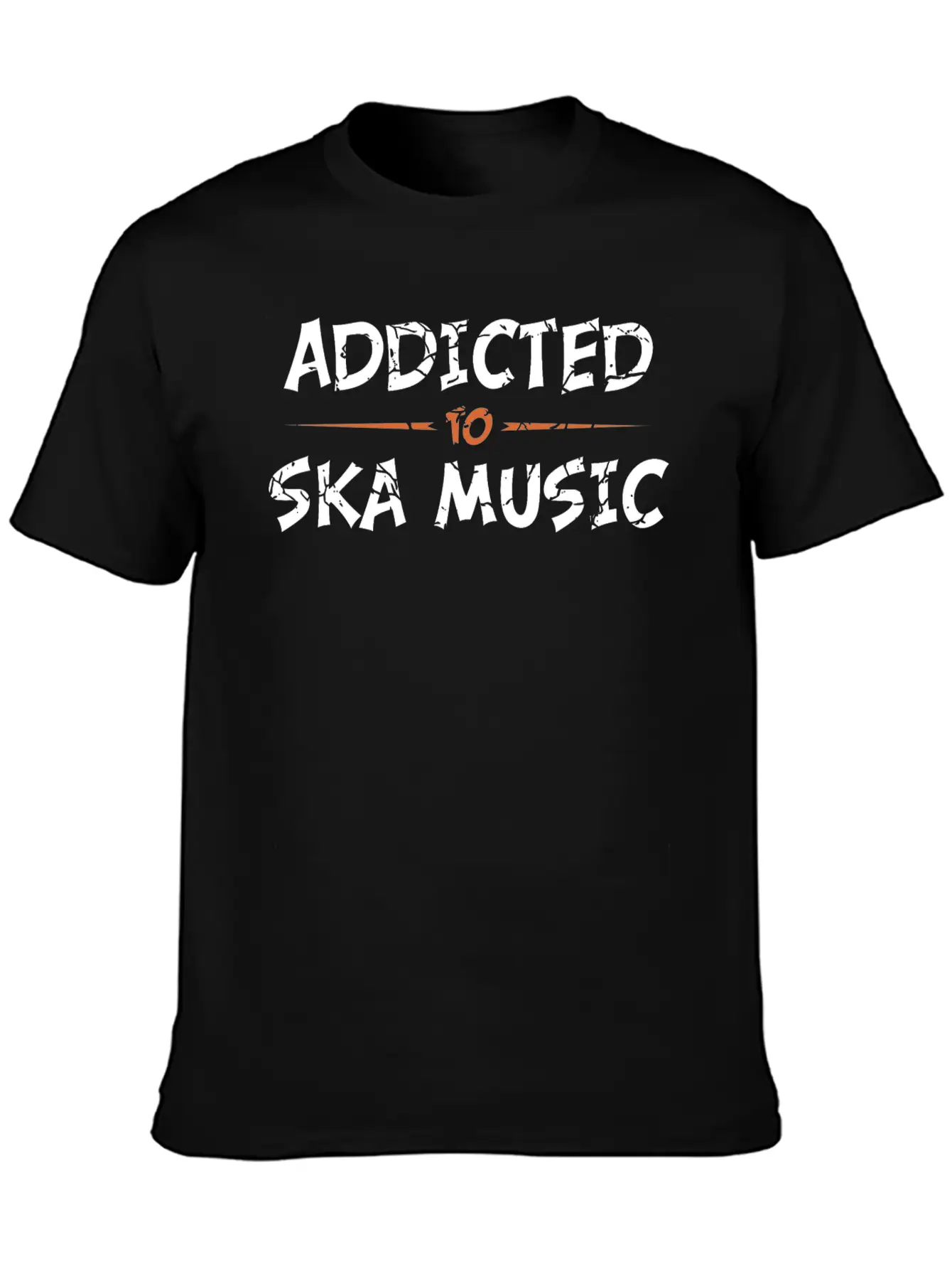 Addicted To Ska Music Classic Crew Neck Graphic Tee – Everyday Minimal Look