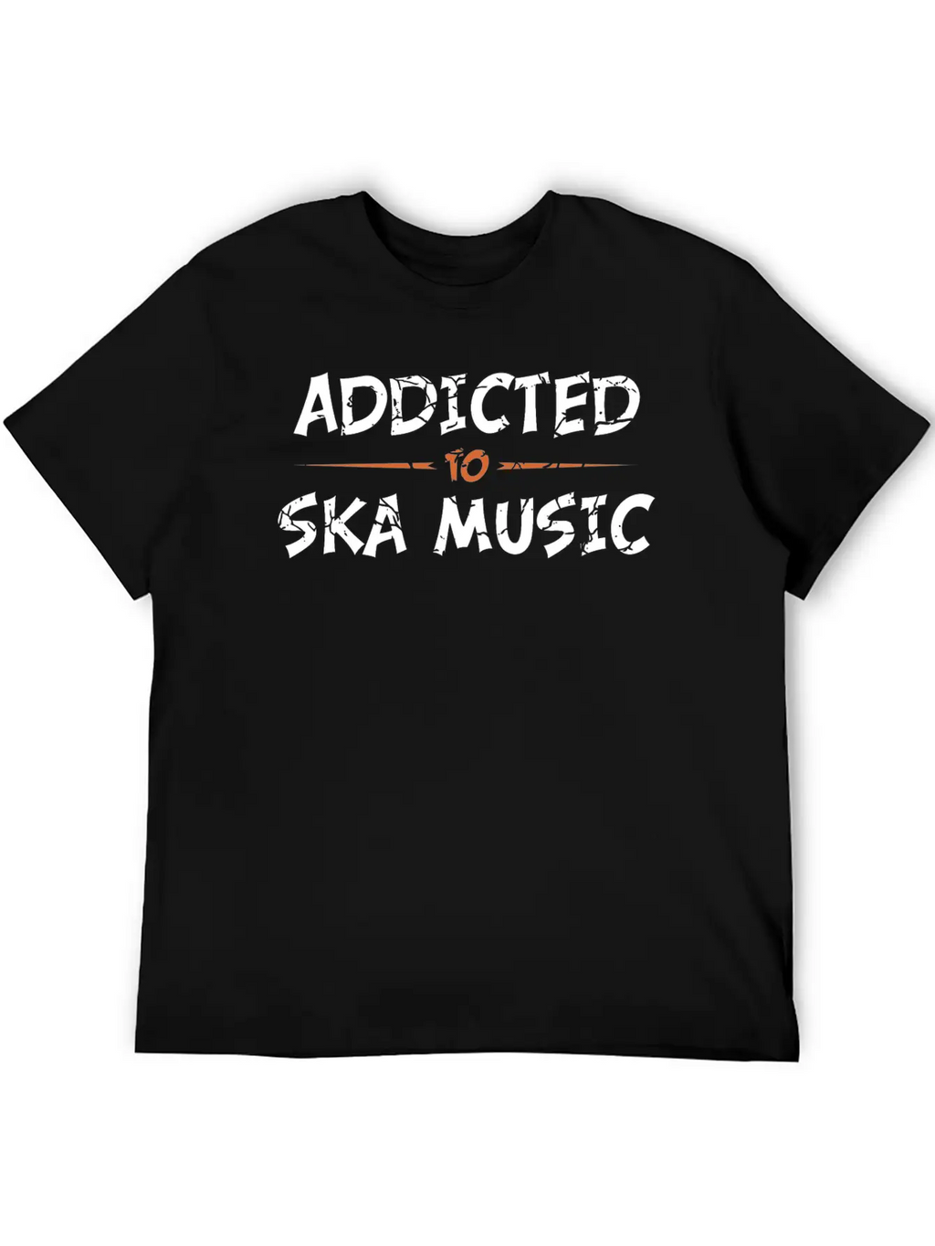 Addicted To Ska Music Classic Crew Neck Graphic Tee – Everyday Minimal Look