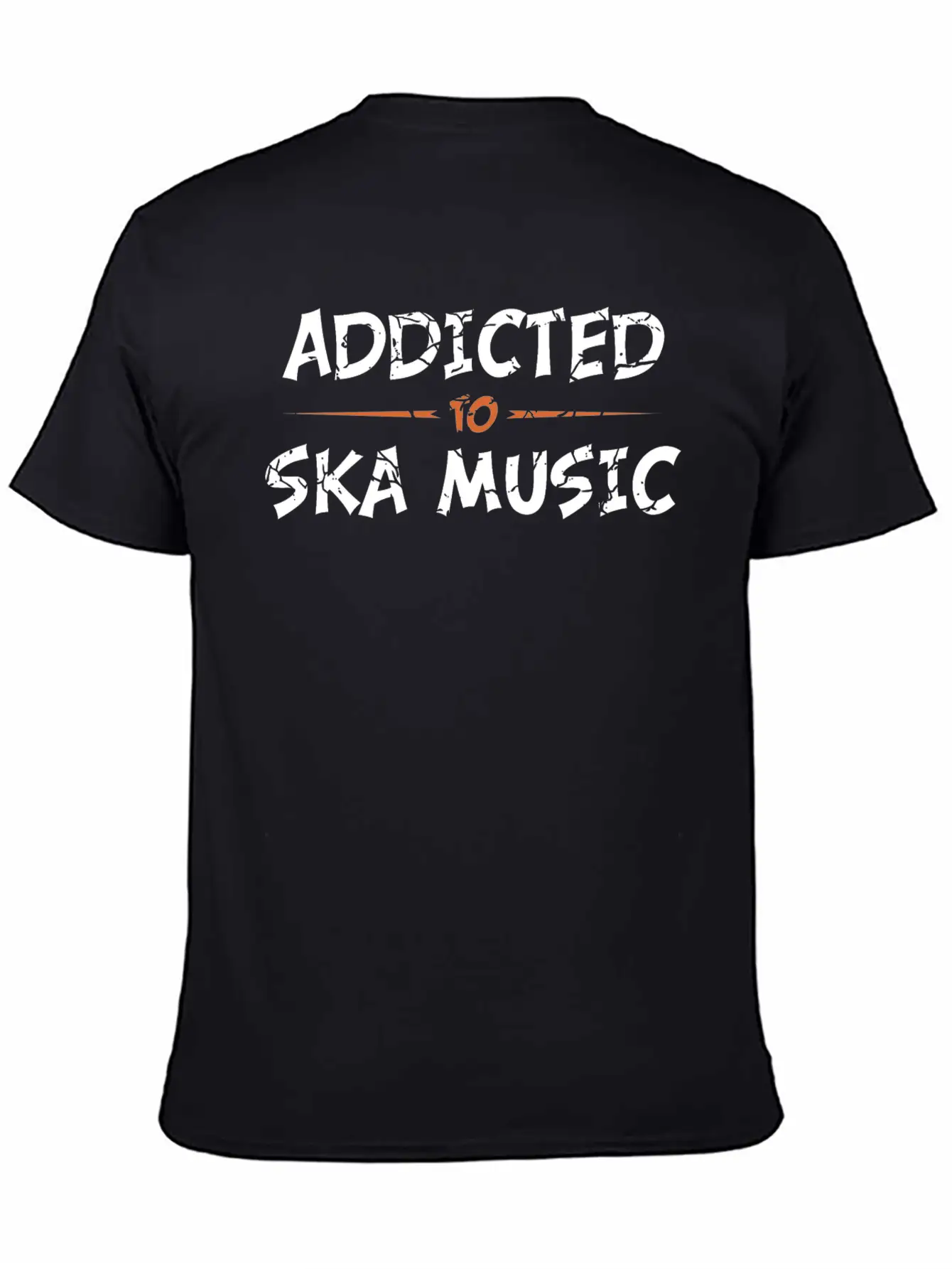 Addicted To Ska Music Classic Crew Neck Graphic Tee – Everyday Minimal Look