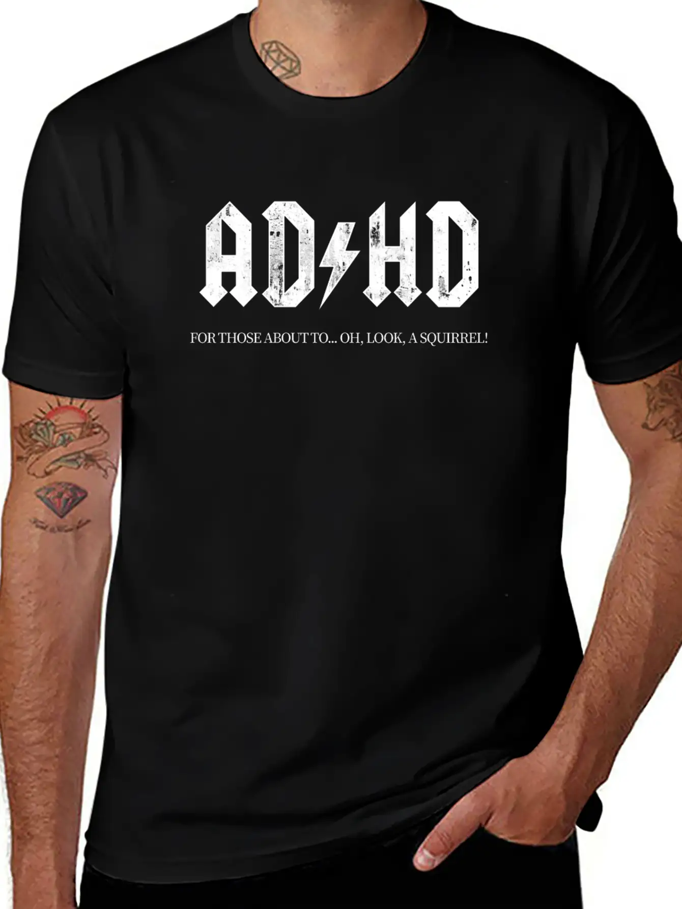 ADHD Meme Essential Unisex Summer Tee – Soft Cotton Casual Fit
