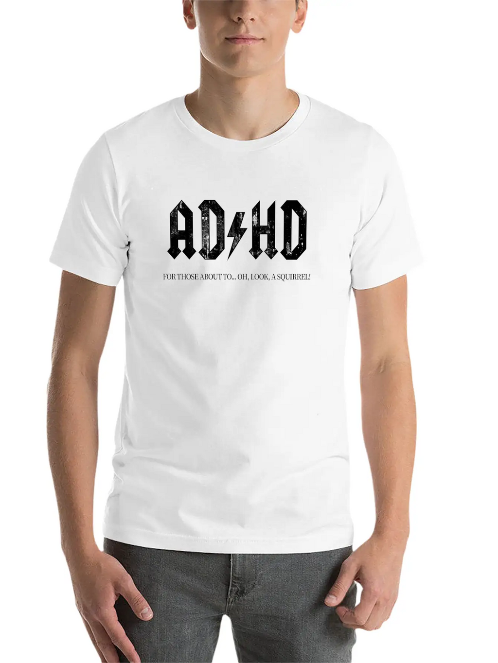 ADHD Meme Essential Unisex Summer Tee – Soft Cotton Casual Fit