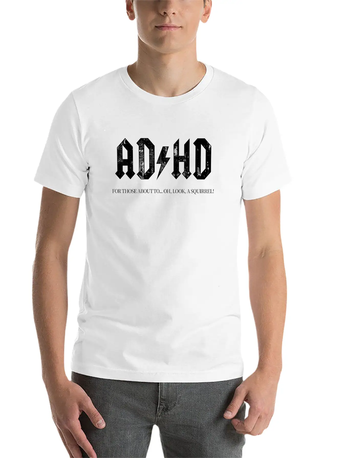 ADHD Meme Essential Unisex Summer Tee – Soft Cotton Casual Fit