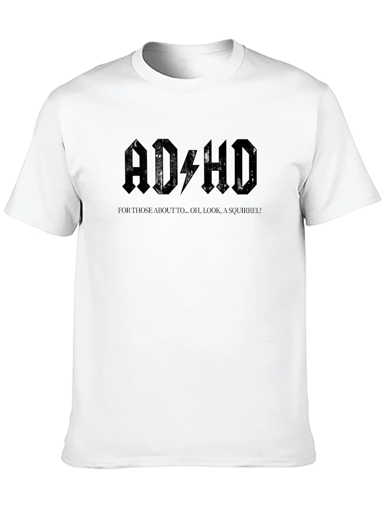ADHD Meme Essential Unisex Summer Tee – Soft Cotton Casual Fit