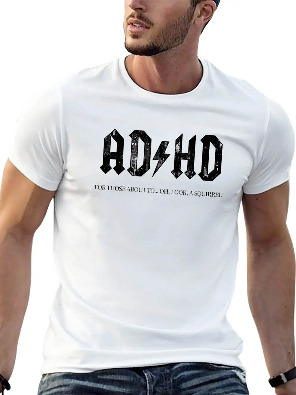 ADHD Meme Essential Unisex Summer Tee – Soft Cotton Casual Fit