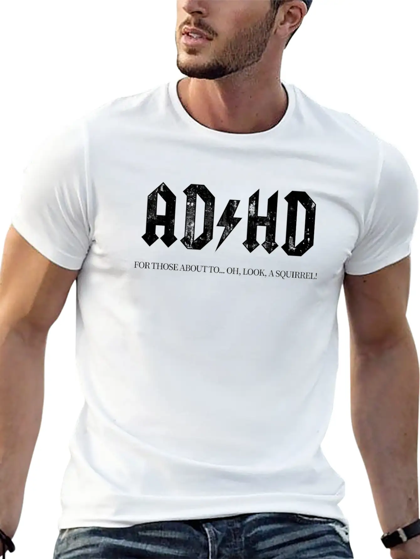 ADHD Meme Essential Unisex Summer Tee – Soft Cotton Casual Fit