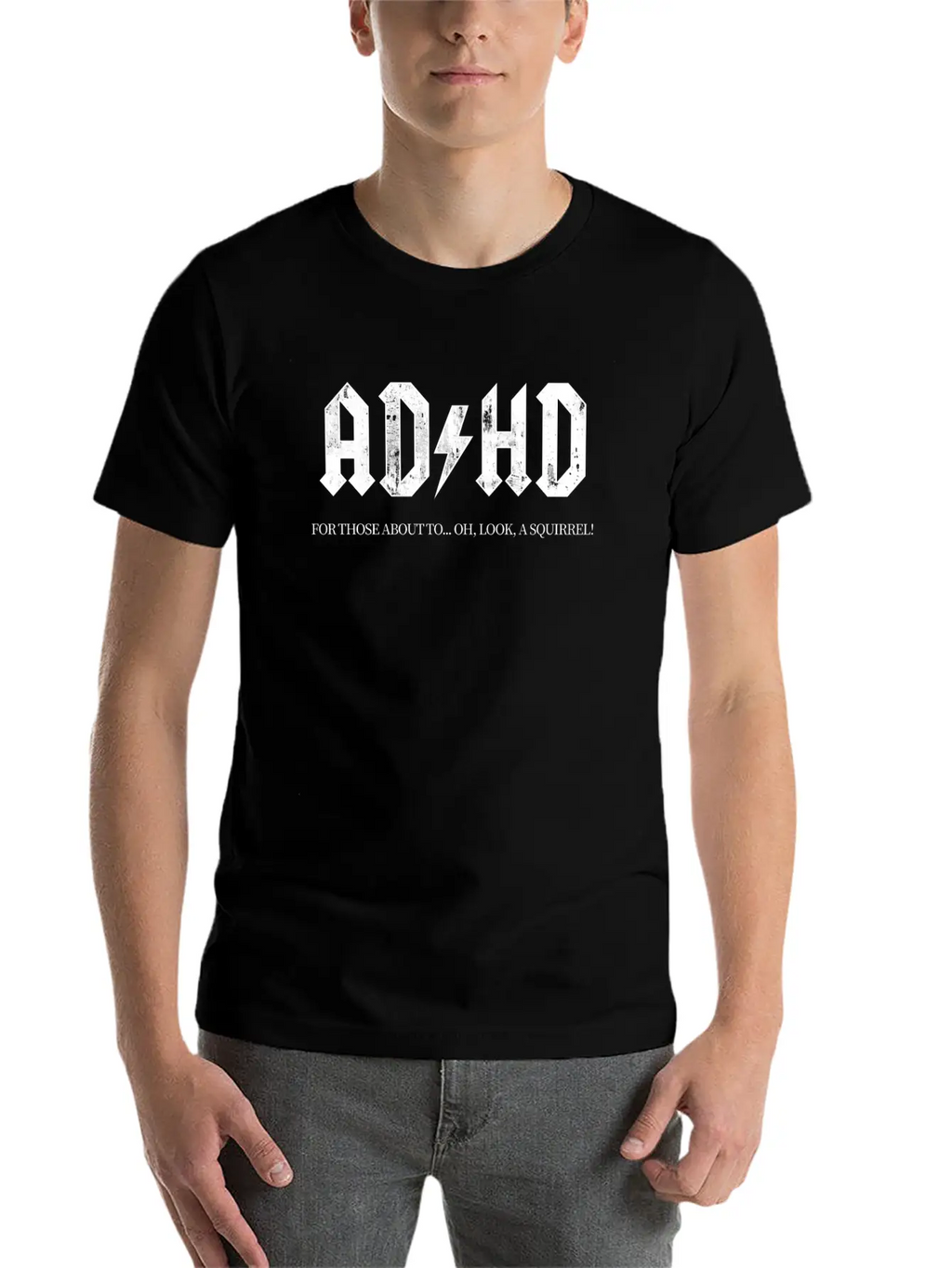 ADHD Meme Essential Unisex Summer Tee – Soft Cotton Casual Fit
