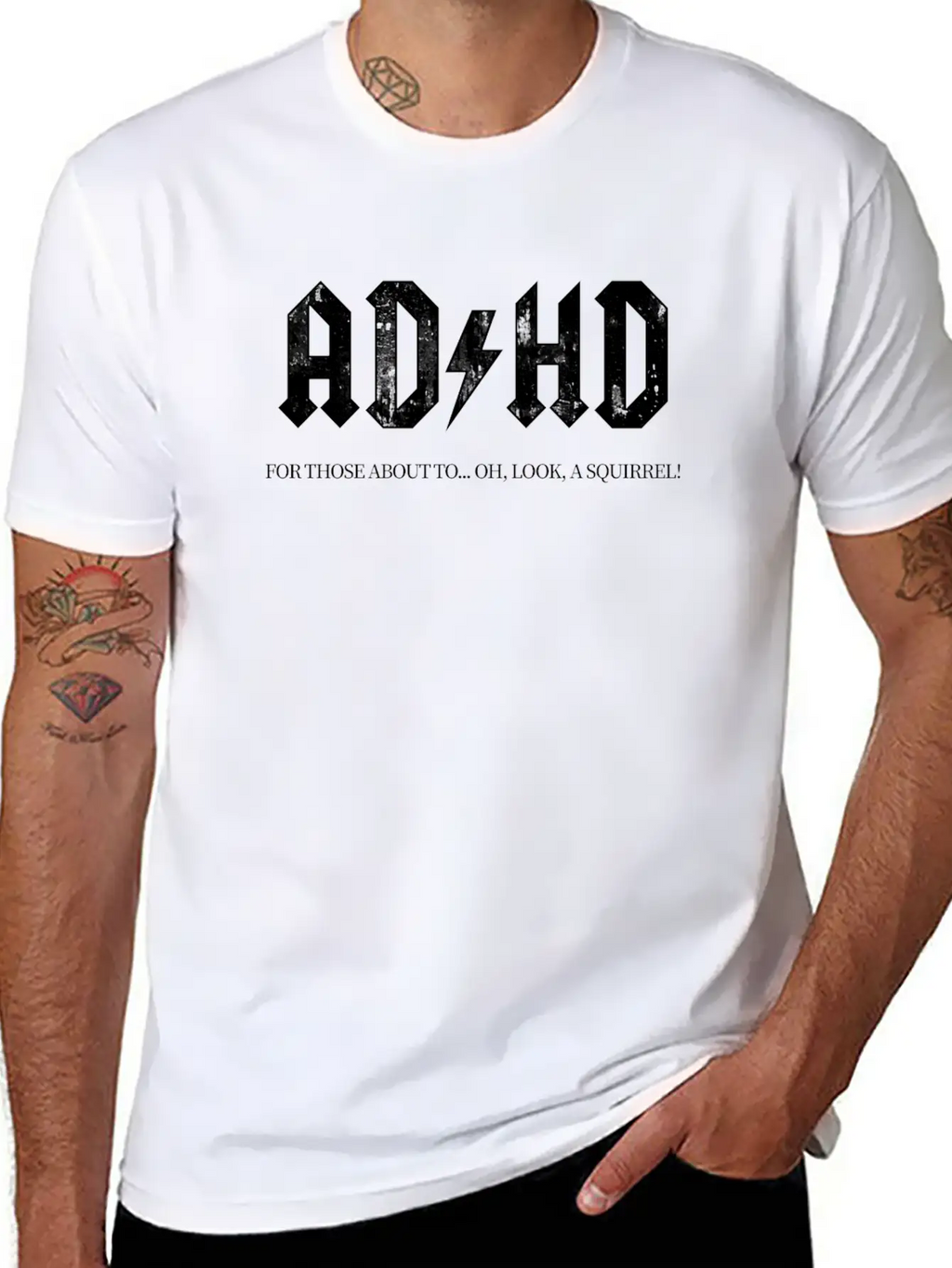 ADHD Meme Essential Unisex Summer Tee – Soft Cotton Casual Fit
