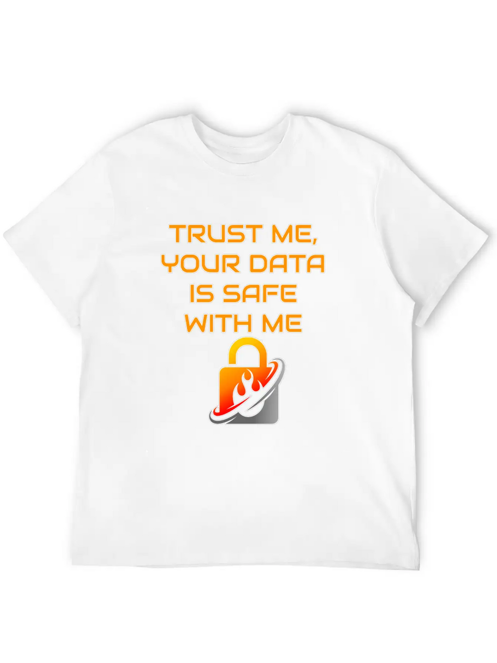 Admin Data Safety Unisex Casual T-Shirt – Clean Design For Daily Comfort