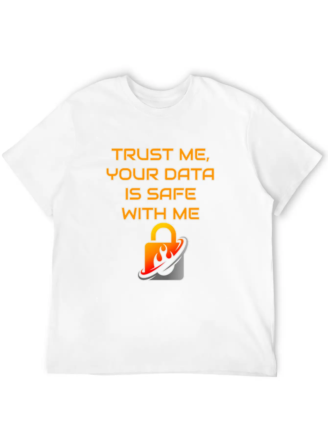 Admin Data Safety Unisex Casual T-Shirt – Clean Design For Daily Comfort