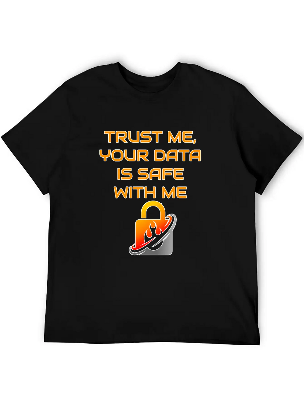 Admin Data Safety Unisex Casual T-Shirt – Clean Design For Daily Comfort