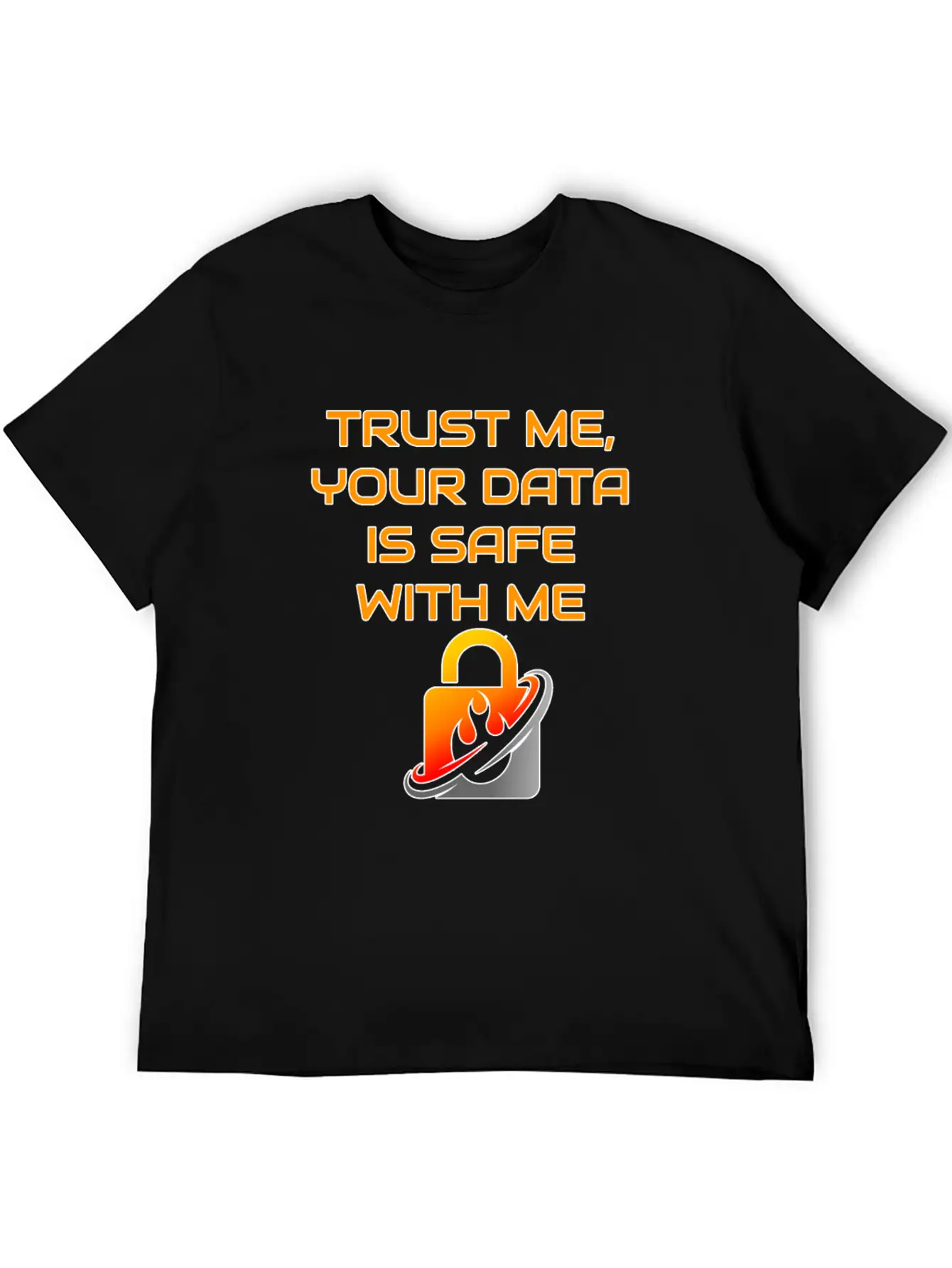 Admin Data Safety Unisex Casual T-Shirt – Clean Design For Daily Comfort
