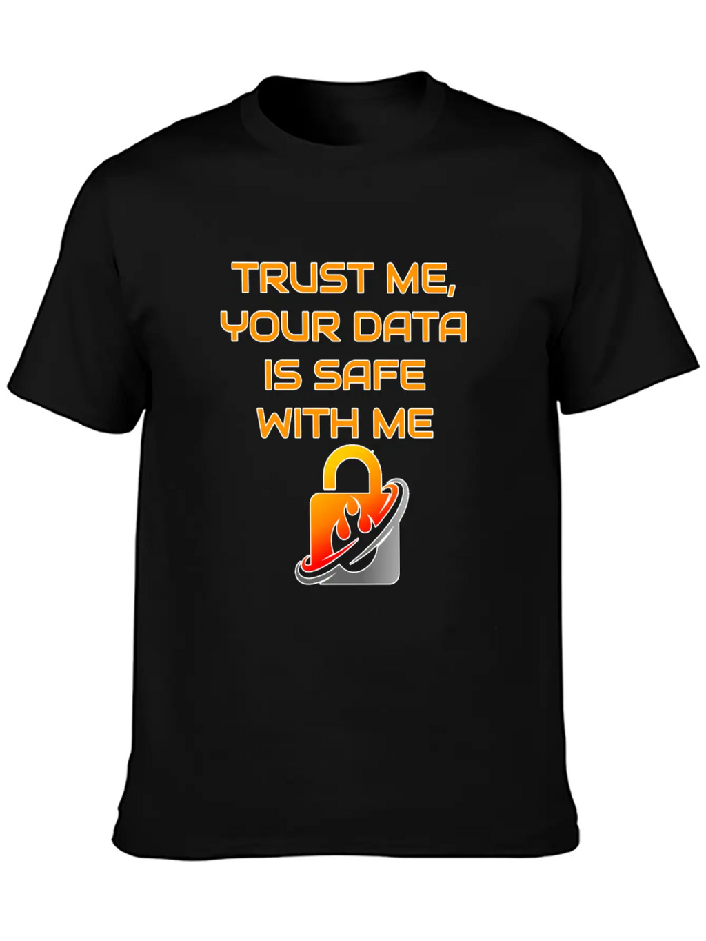Admin Data Safety Unisex Casual T-Shirt – Clean Design For Daily Comfort
