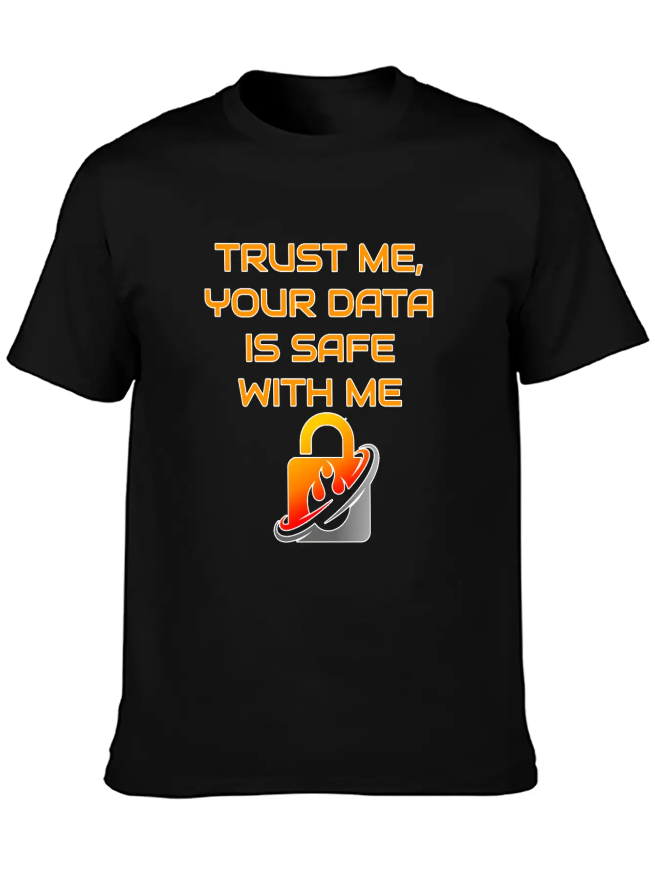 Admin Data Safety Unisex Casual T-Shirt – Clean Design For Daily Comfort