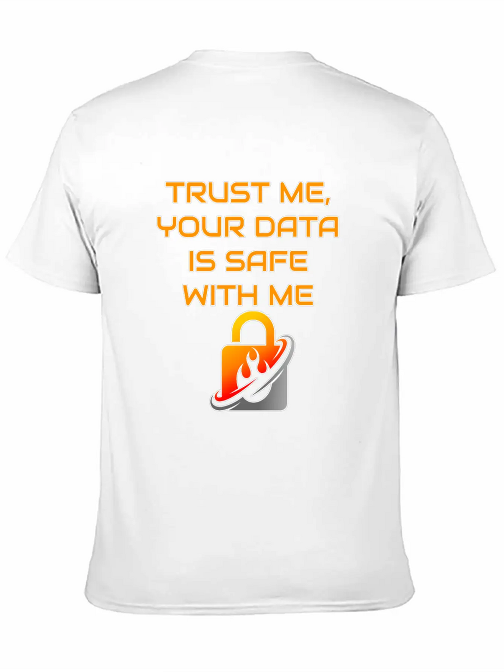 Admin Data Safety Unisex Casual T-Shirt – Clean Design For Daily Comfort