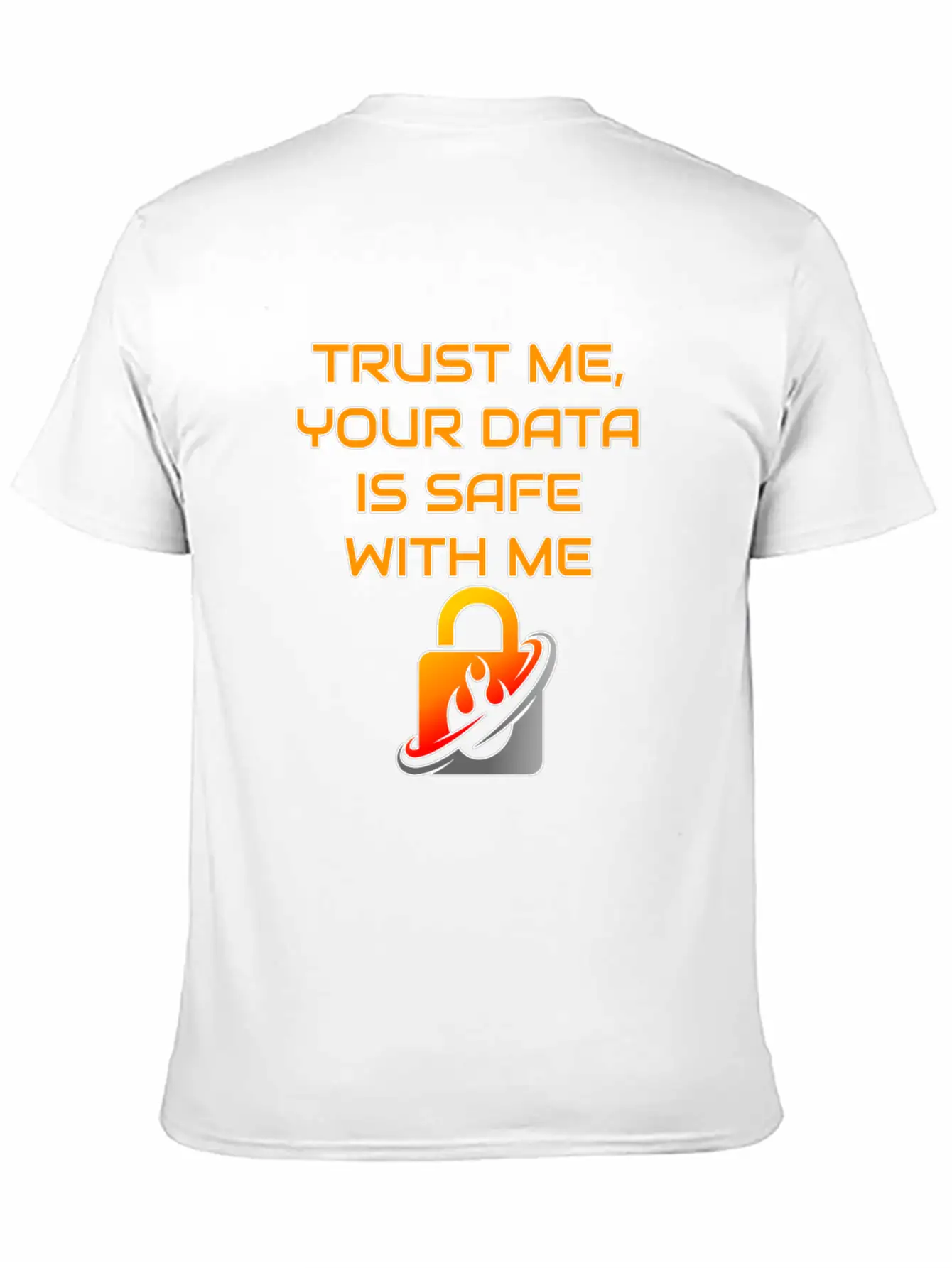 Admin Data Safety Unisex Casual T-Shirt – Clean Design For Daily Comfort