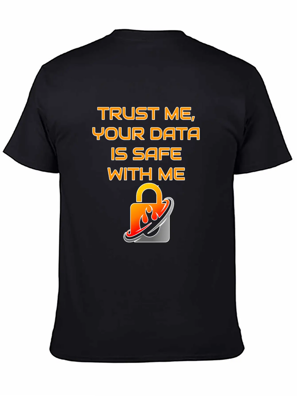 Admin Data Safety Unisex Casual T-Shirt – Clean Design For Daily Comfort