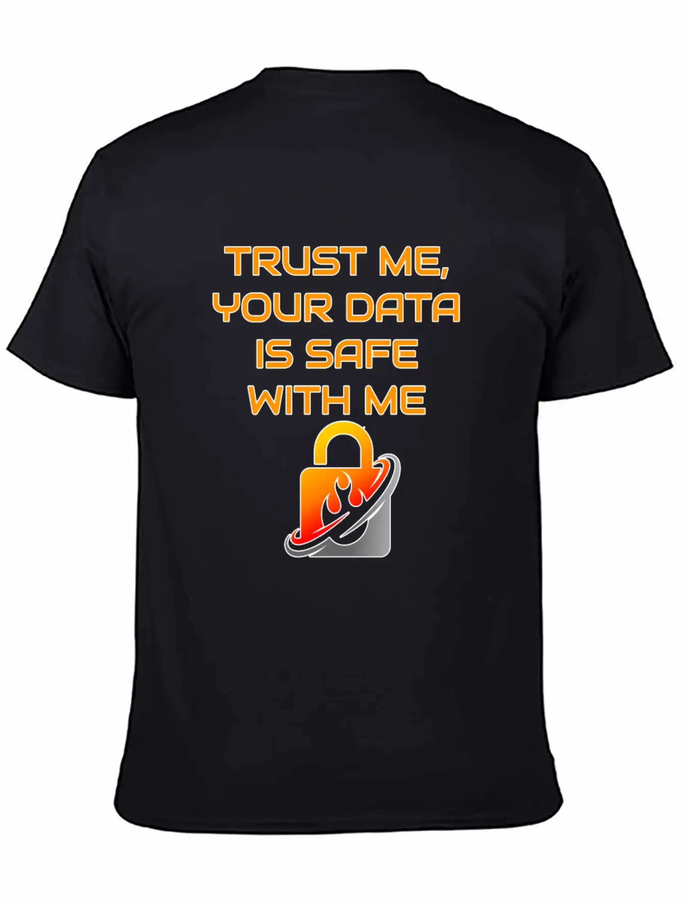 Admin Data Safety Unisex Casual T-Shirt – Clean Design For Daily Comfort