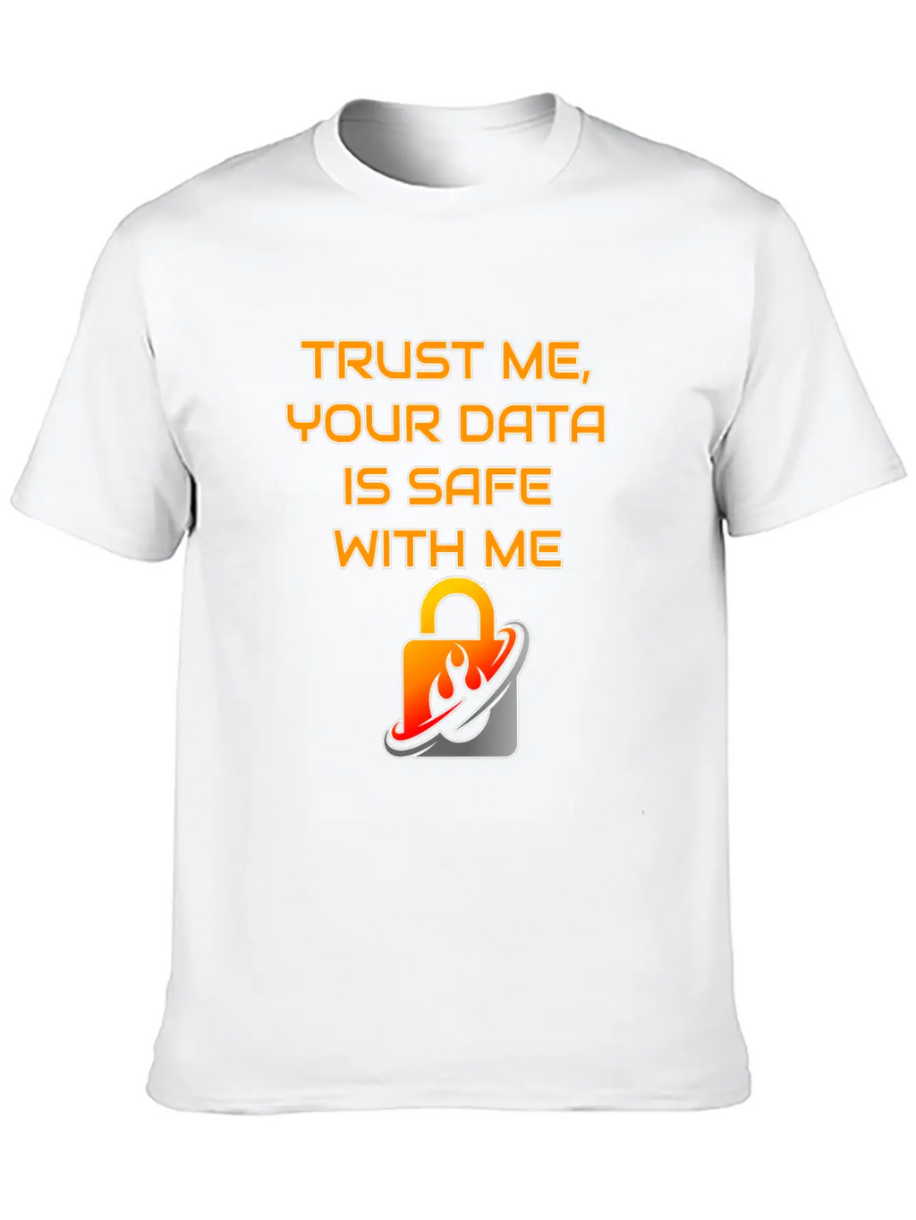 Admin Data Safety Unisex Casual T-Shirt – Clean Design For Daily Comfort