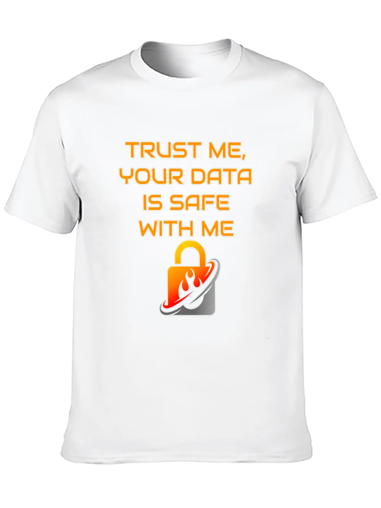 Admin Data Safety Unisex Casual T-Shirt – Clean Design For Daily Comfort