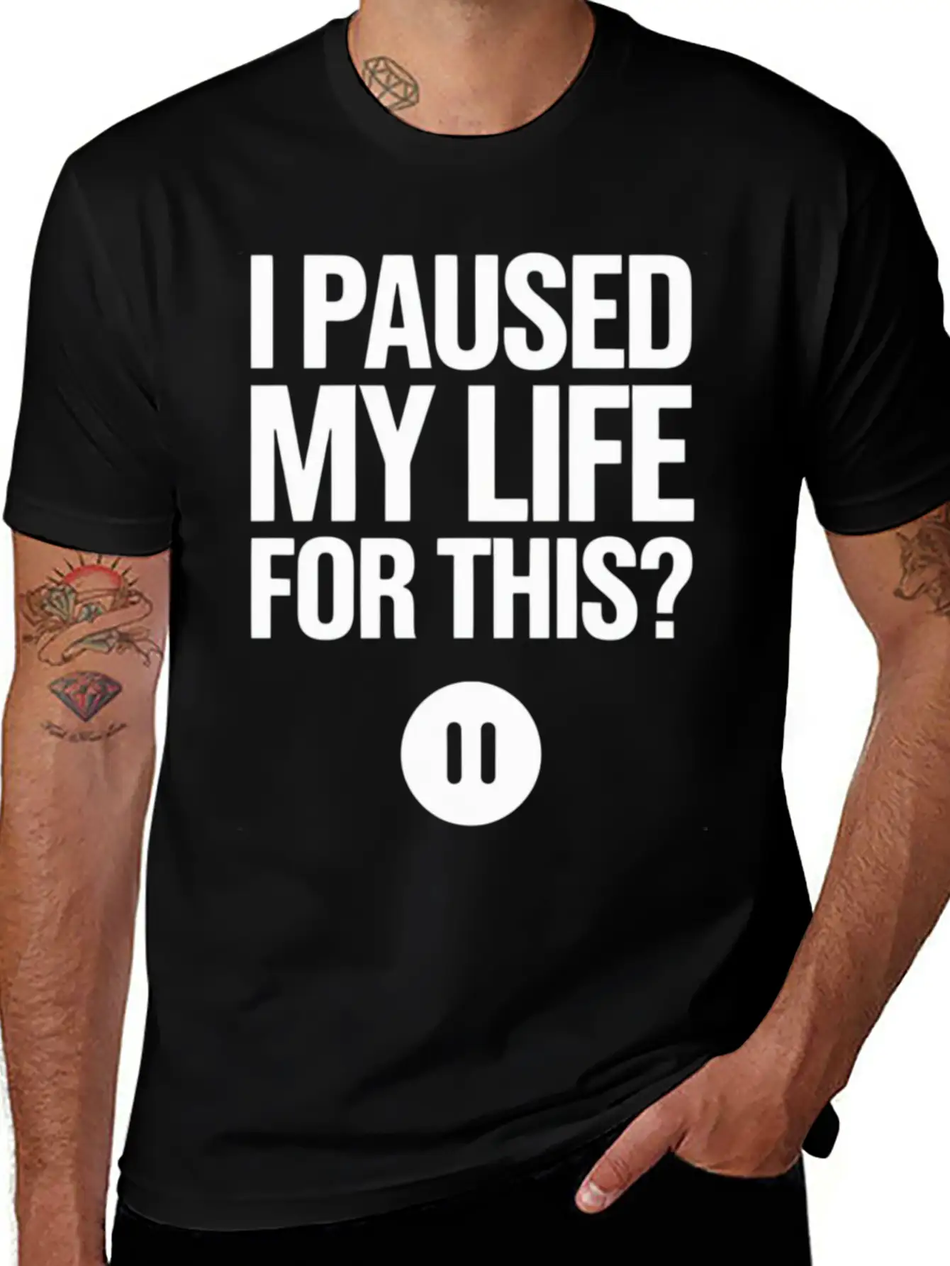 Adulting And Life Stress Humor For Students And Pr Classic Crew Neck Graphic Tee – Everyday Minimal Look