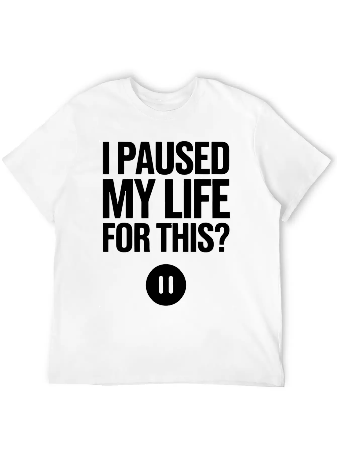 Adulting And Life Stress Humor For Students And Pr Classic Crew Neck Graphic Tee – Everyday Minimal Look