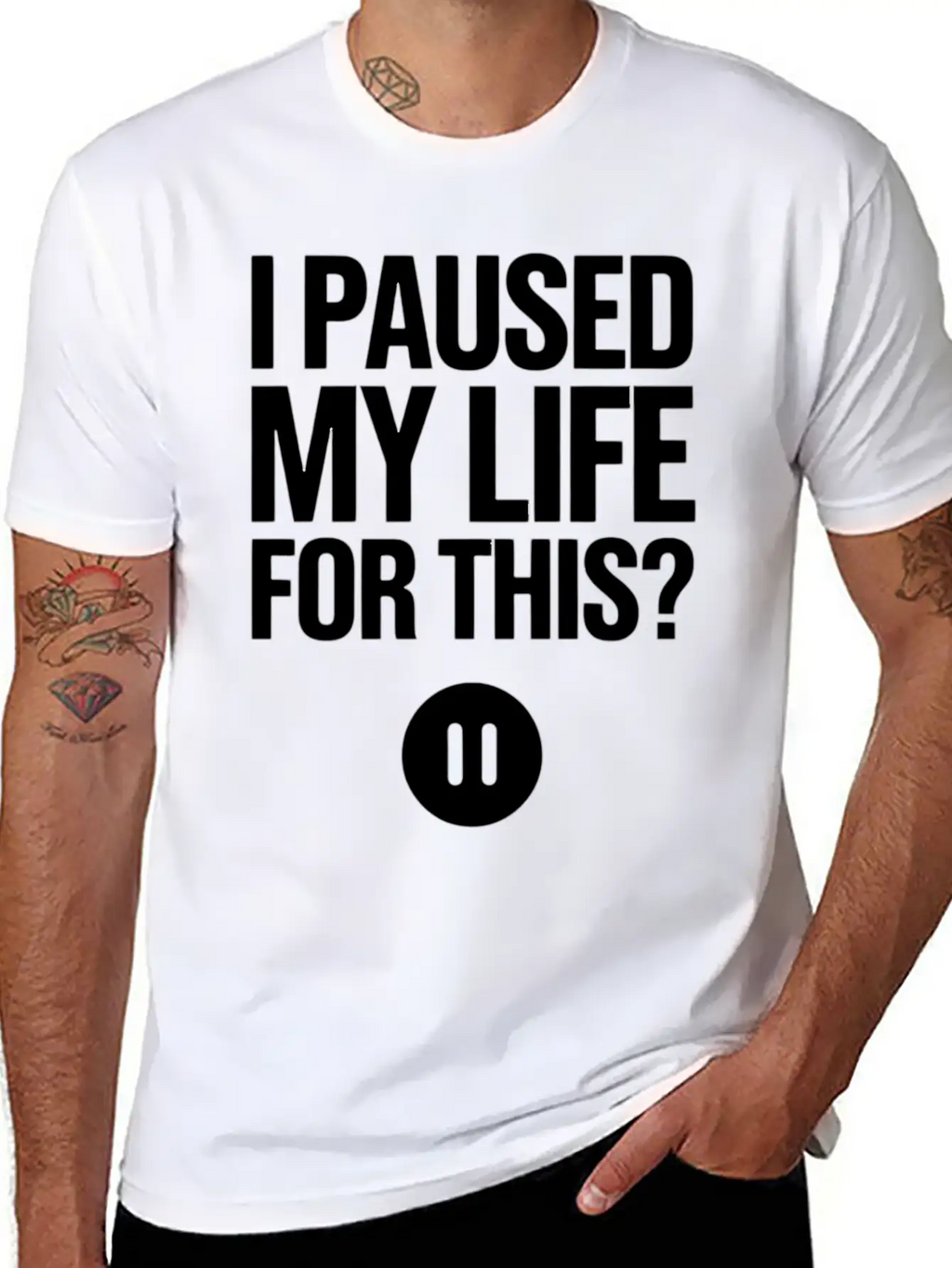Adulting And Life Stress Humor For Students And Pr Classic Crew Neck Graphic Tee – Everyday Minimal Look