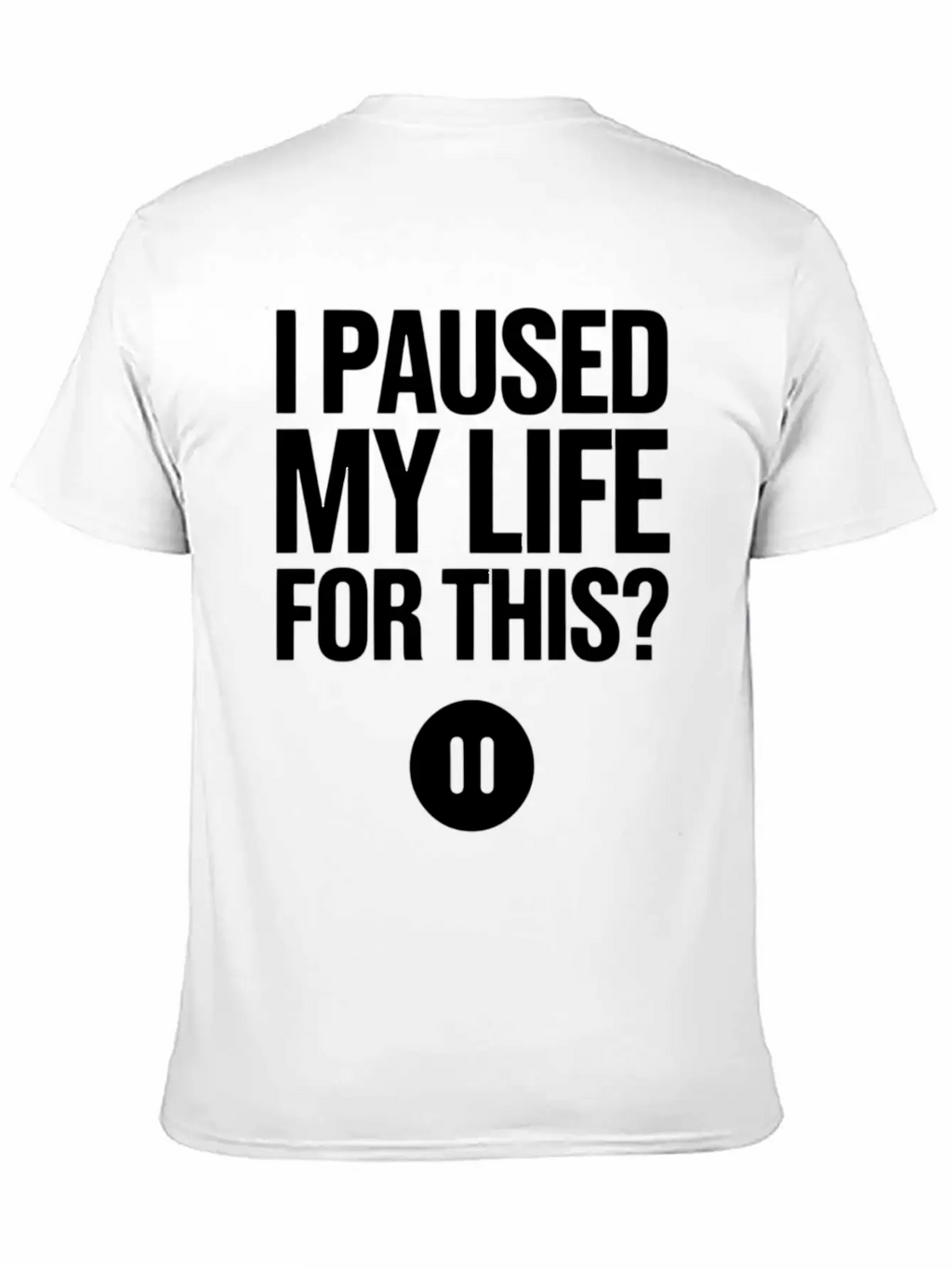 Adulting And Life Stress Humor For Students And Pr Classic Crew Neck Graphic Tee – Everyday Minimal Look