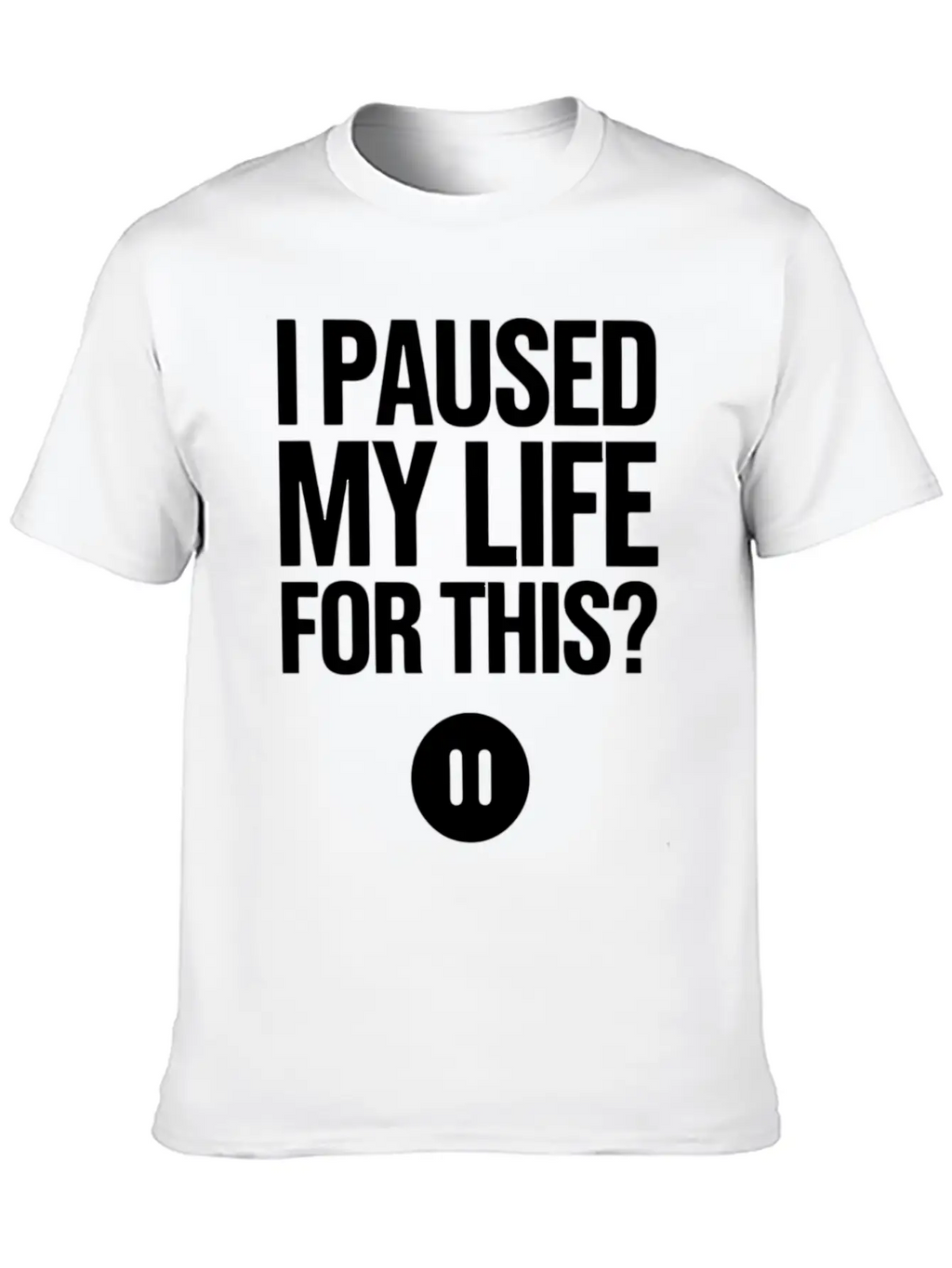 Adulting And Life Stress Humor For Students And Pr Classic Crew Neck Graphic Tee – Everyday Minimal Look
