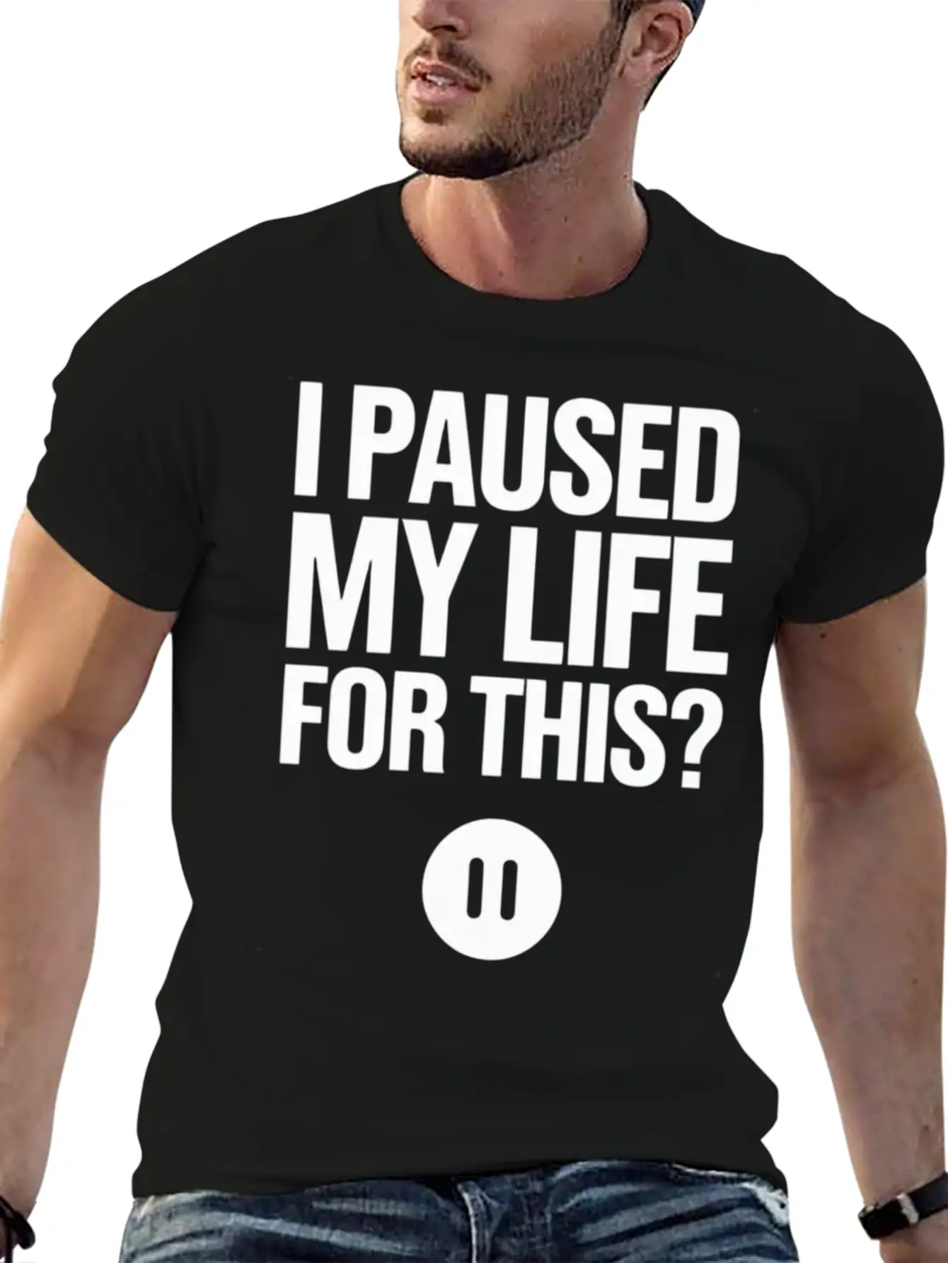 Adulting And Life Stress Humor For Students And Pr Classic Crew Neck Graphic Tee – Everyday Minimal Look