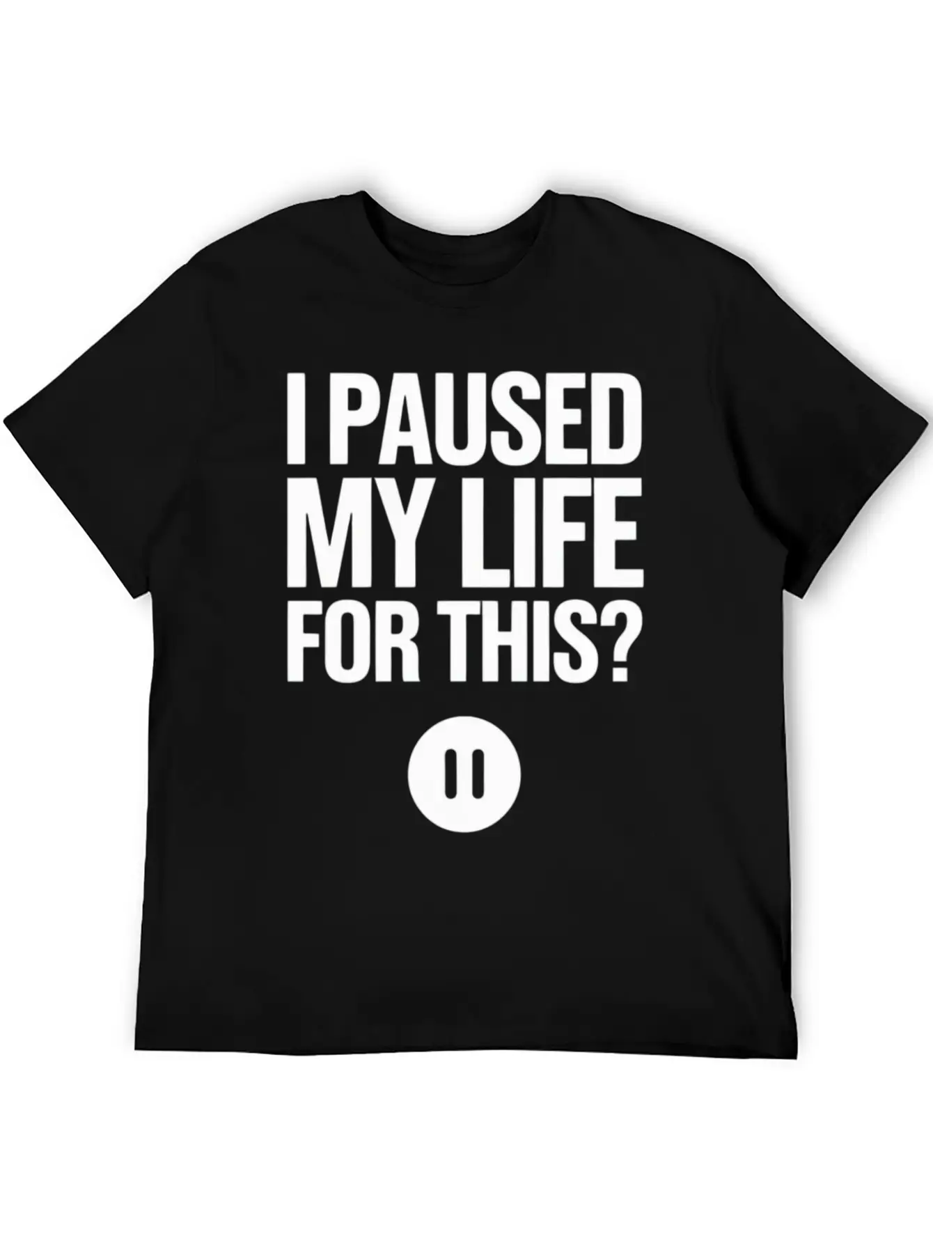 Adulting And Life Stress Humor For Students And Pr Classic Crew Neck Graphic Tee – Everyday Minimal Look