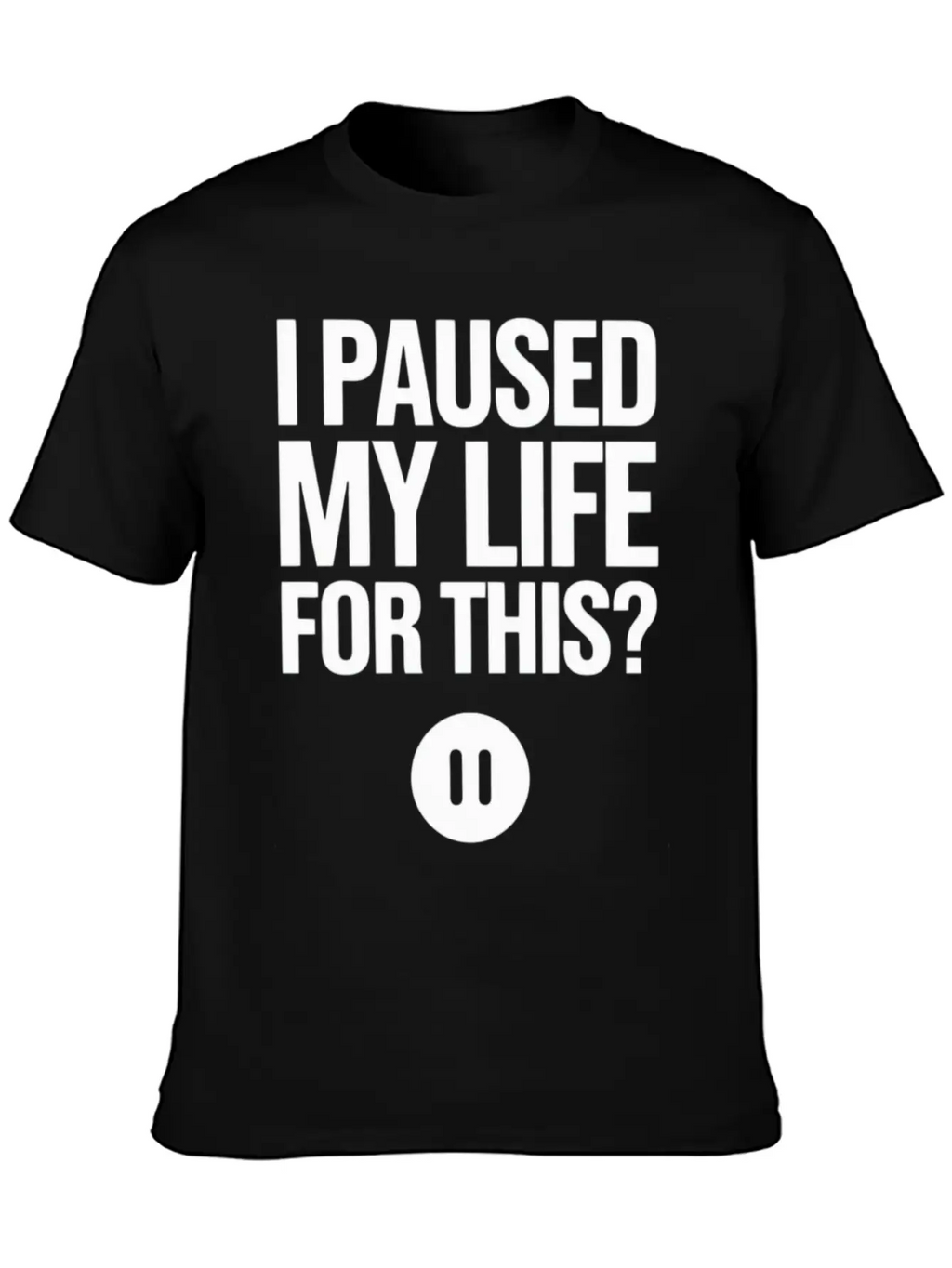 Adulting And Life Stress Humor For Students And Pr Classic Crew Neck Graphic Tee – Everyday Minimal Look