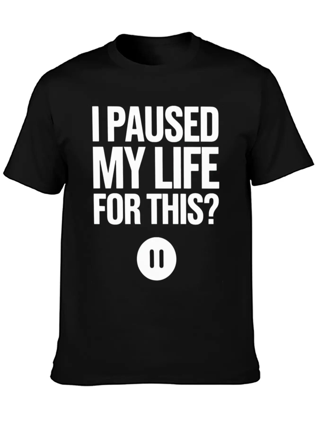Adulting And Life Stress Humor For Students And Pr Classic Crew Neck Graphic Tee – Everyday Minimal Look