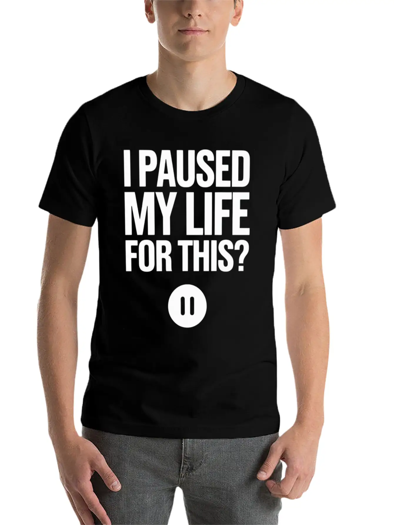 Adulting And Life Stress Humor For Students And Pr Classic Crew Neck Graphic Tee – Everyday Minimal Look