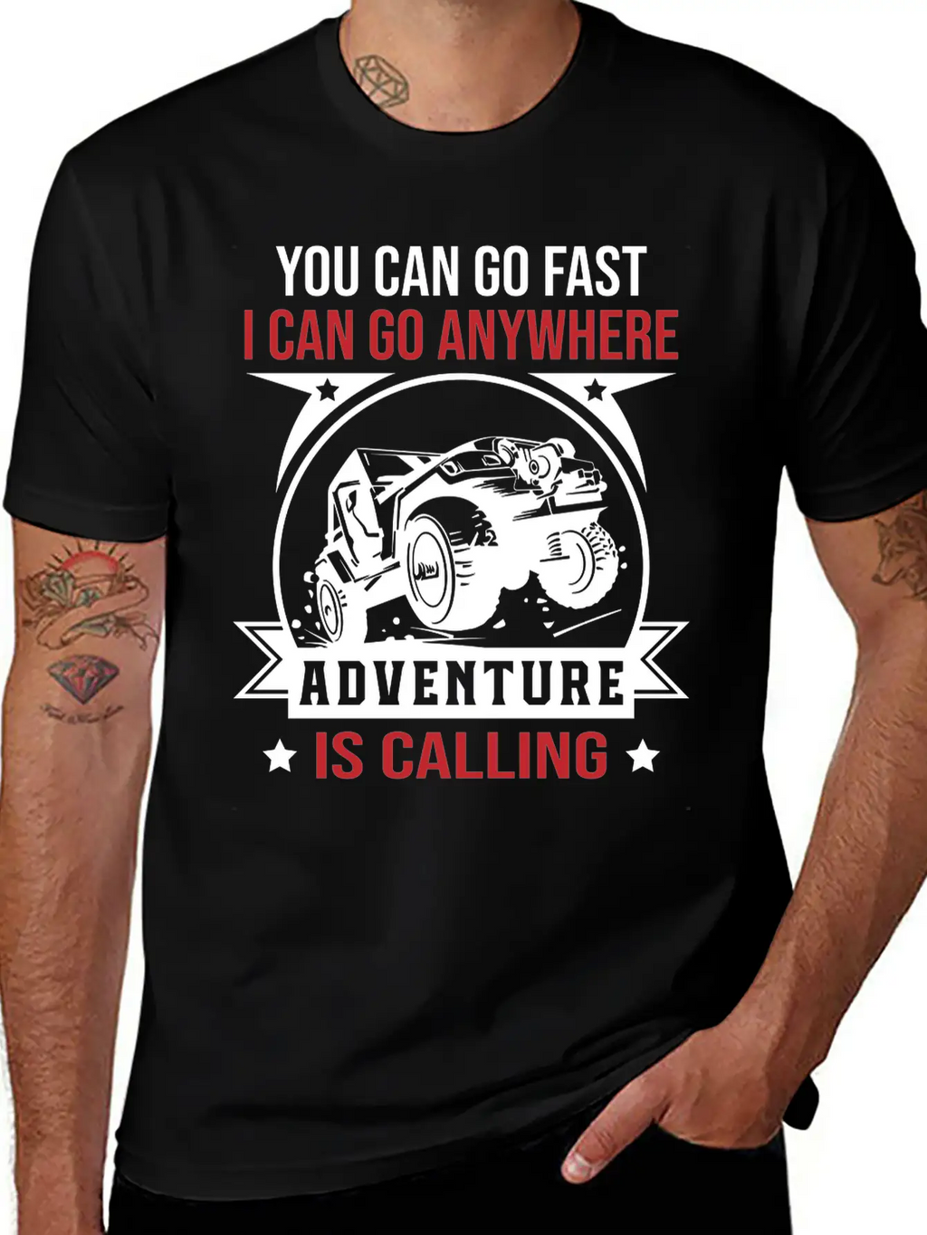 Adventure Is Calling Unisex Short Sleeve Soft Cotton T-Shirt – Casual Everyday Wear