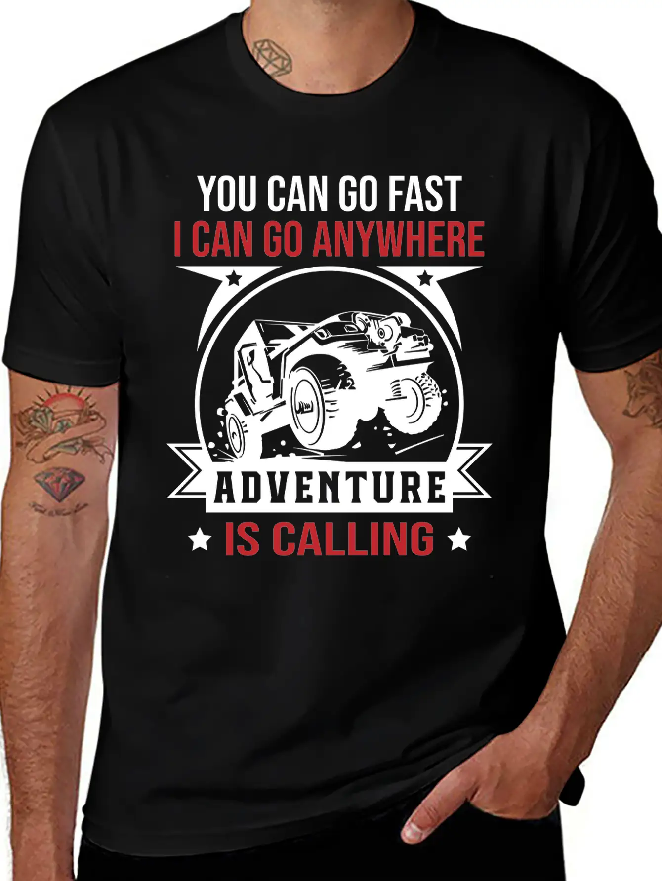 Adventure Is Calling Unisex Short Sleeve Soft Cotton T-Shirt – Casual Everyday Wear