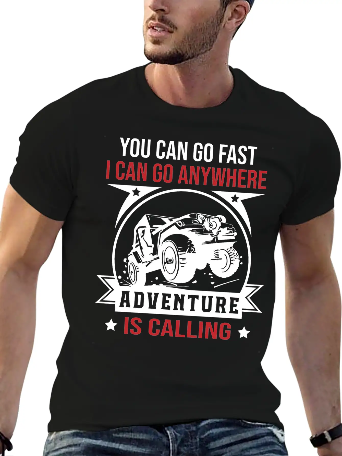 Adventure Is Calling Unisex Short Sleeve Soft Cotton T-Shirt – Casual Everyday Wear