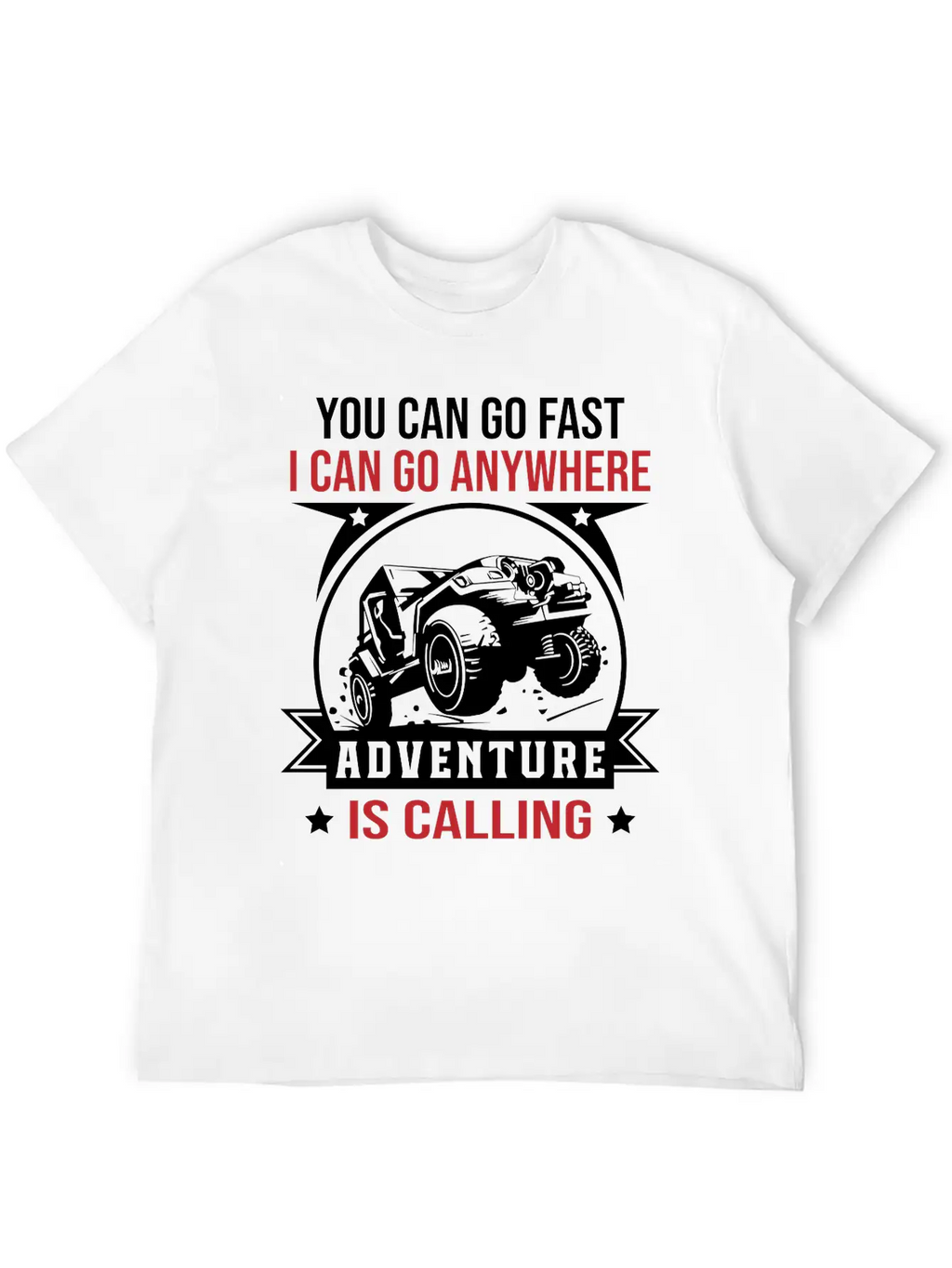 Adventure Is Calling Unisex Short Sleeve Soft Cotton T-Shirt – Casual Everyday Wear