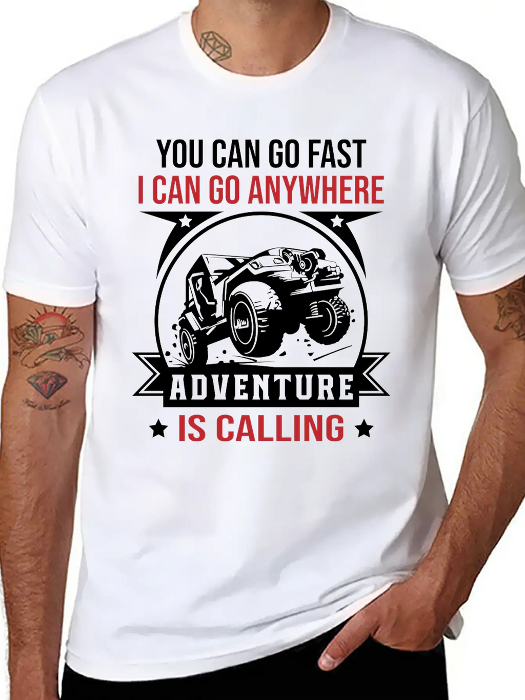 Adventure Is Calling Unisex Short Sleeve Soft Cotton T-Shirt – Casual Everyday Wear