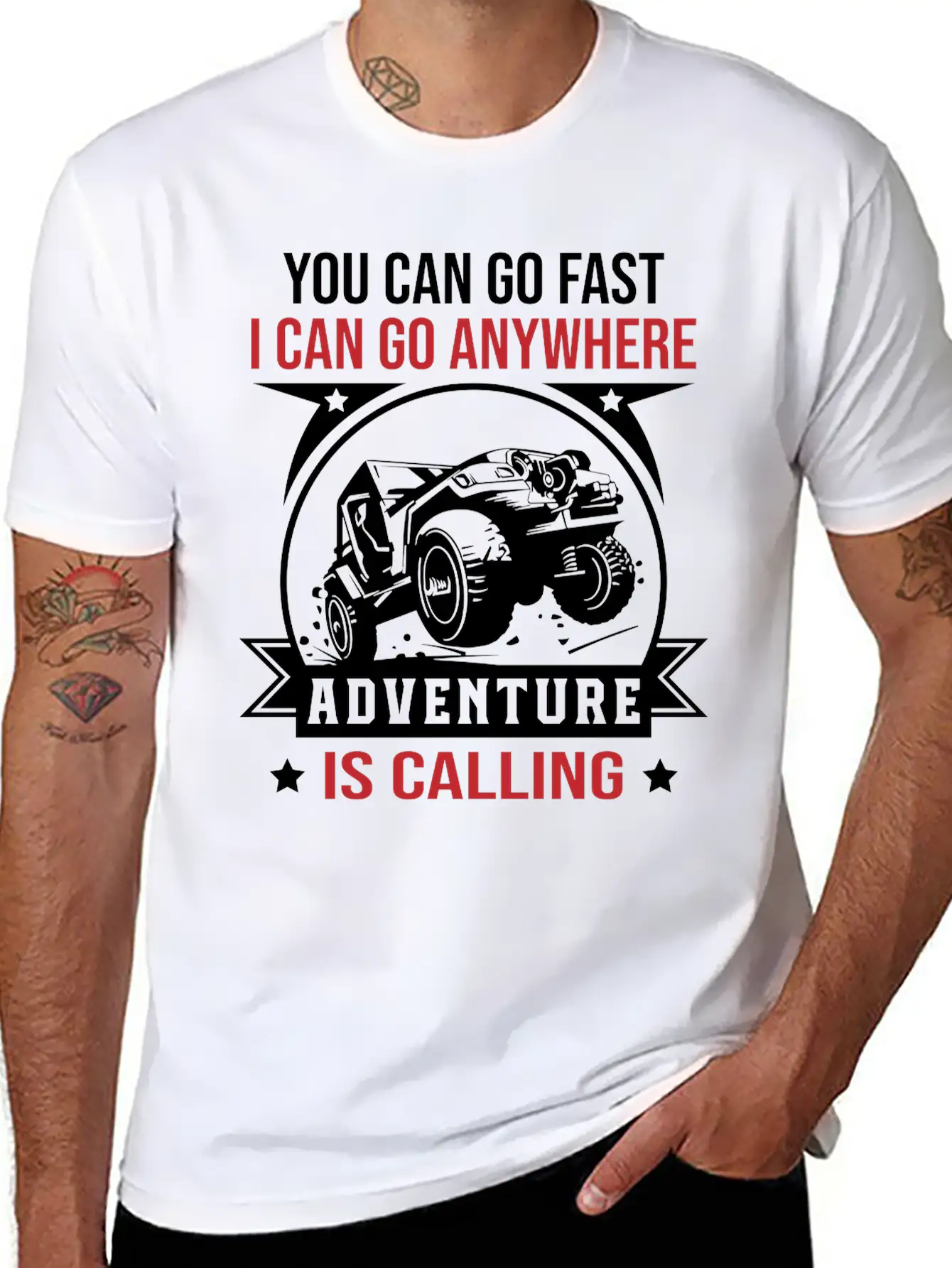 Adventure Is Calling Unisex Short Sleeve Soft Cotton T-Shirt – Casual Everyday Wear