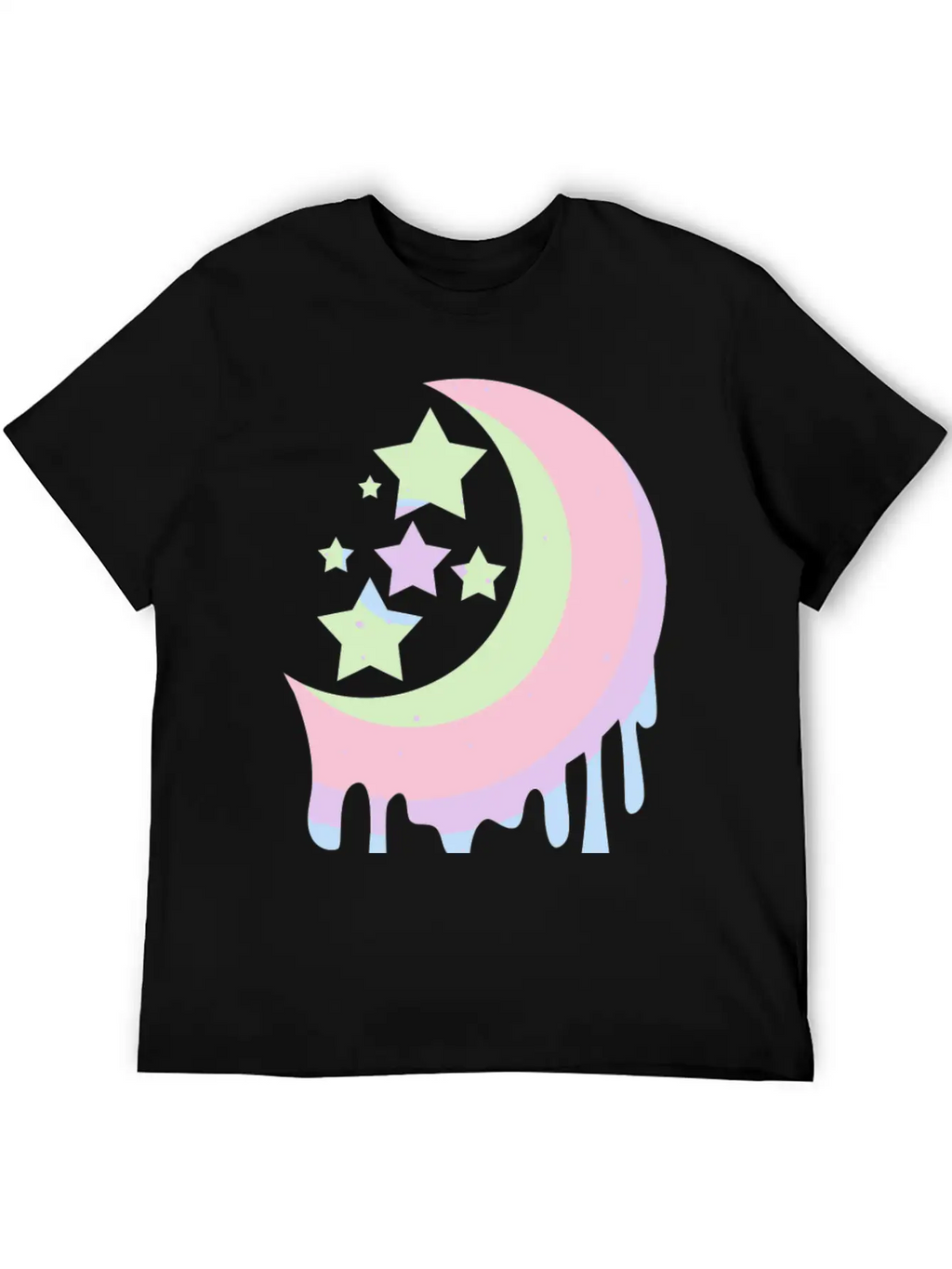 Aesthetic Clothing For Girls Pastel Moon Goth Swea Unisex Casual T-Shirt – Clean Design For Daily Comfort