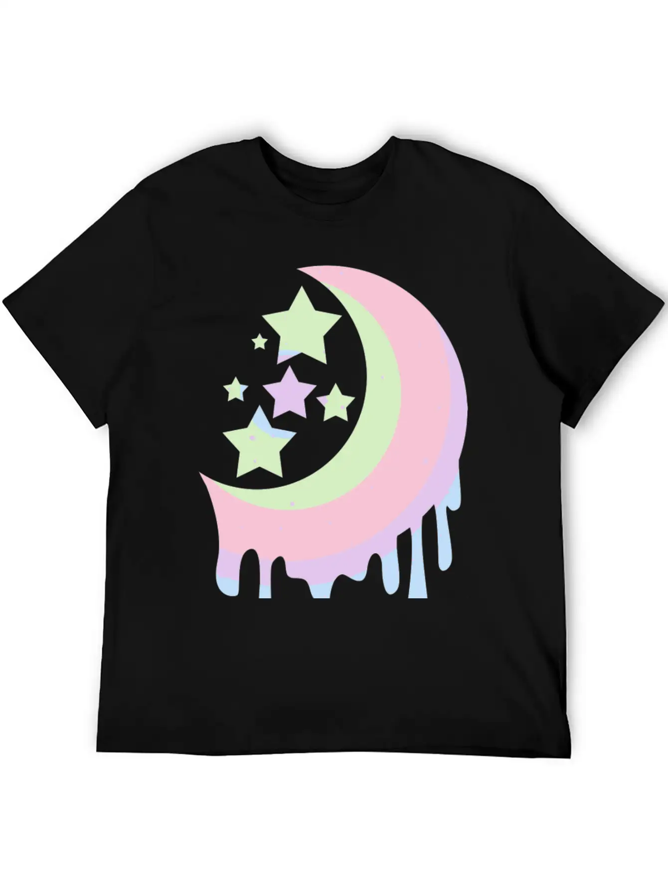 Aesthetic Clothing For Girls Pastel Moon Goth Swea Unisex Casual T-Shirt – Clean Design For Daily Comfort