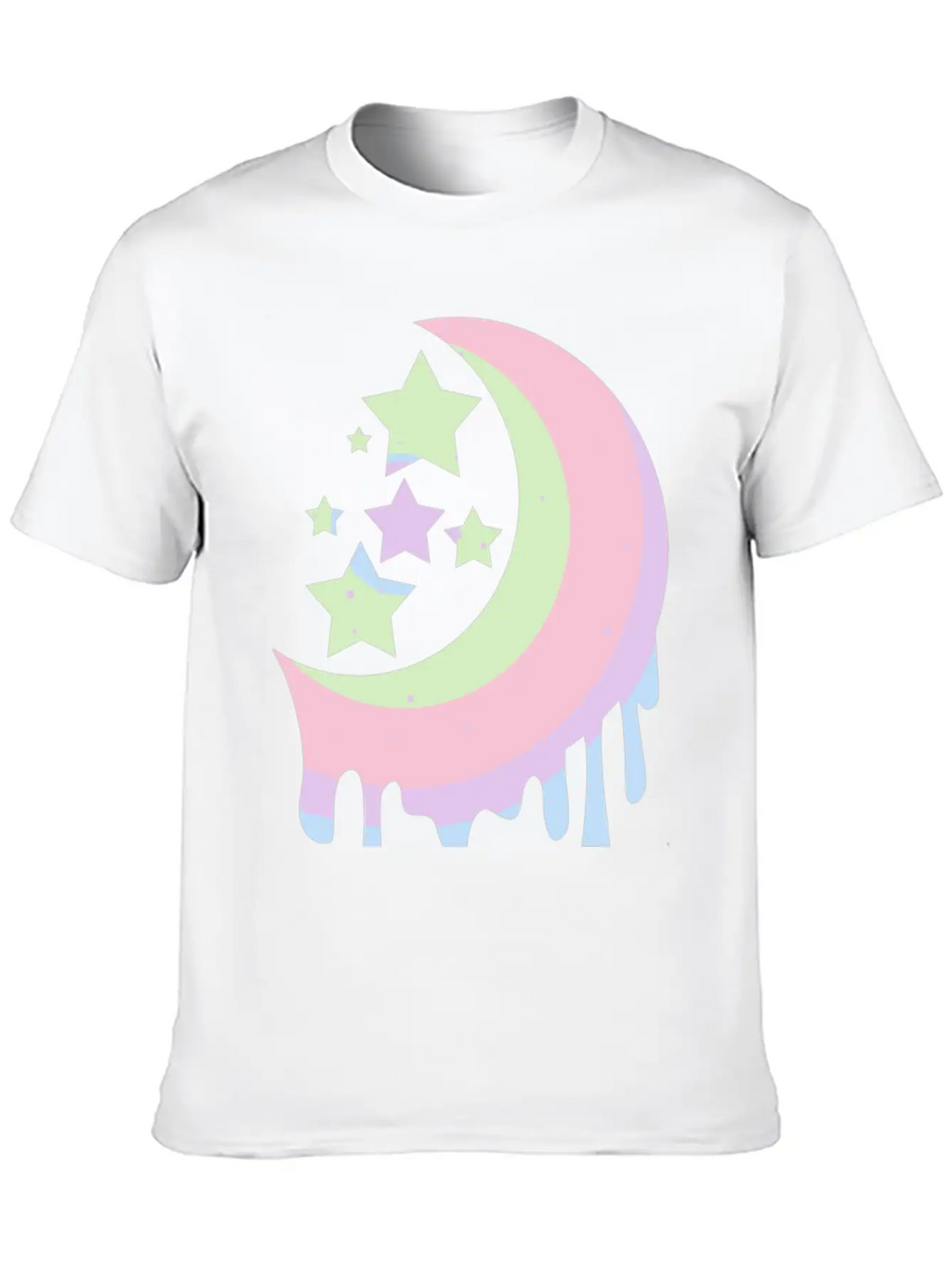 Aesthetic Clothing For Girls Pastel Moon Goth Swea Unisex Casual T-Shirt – Clean Design For Daily Comfort