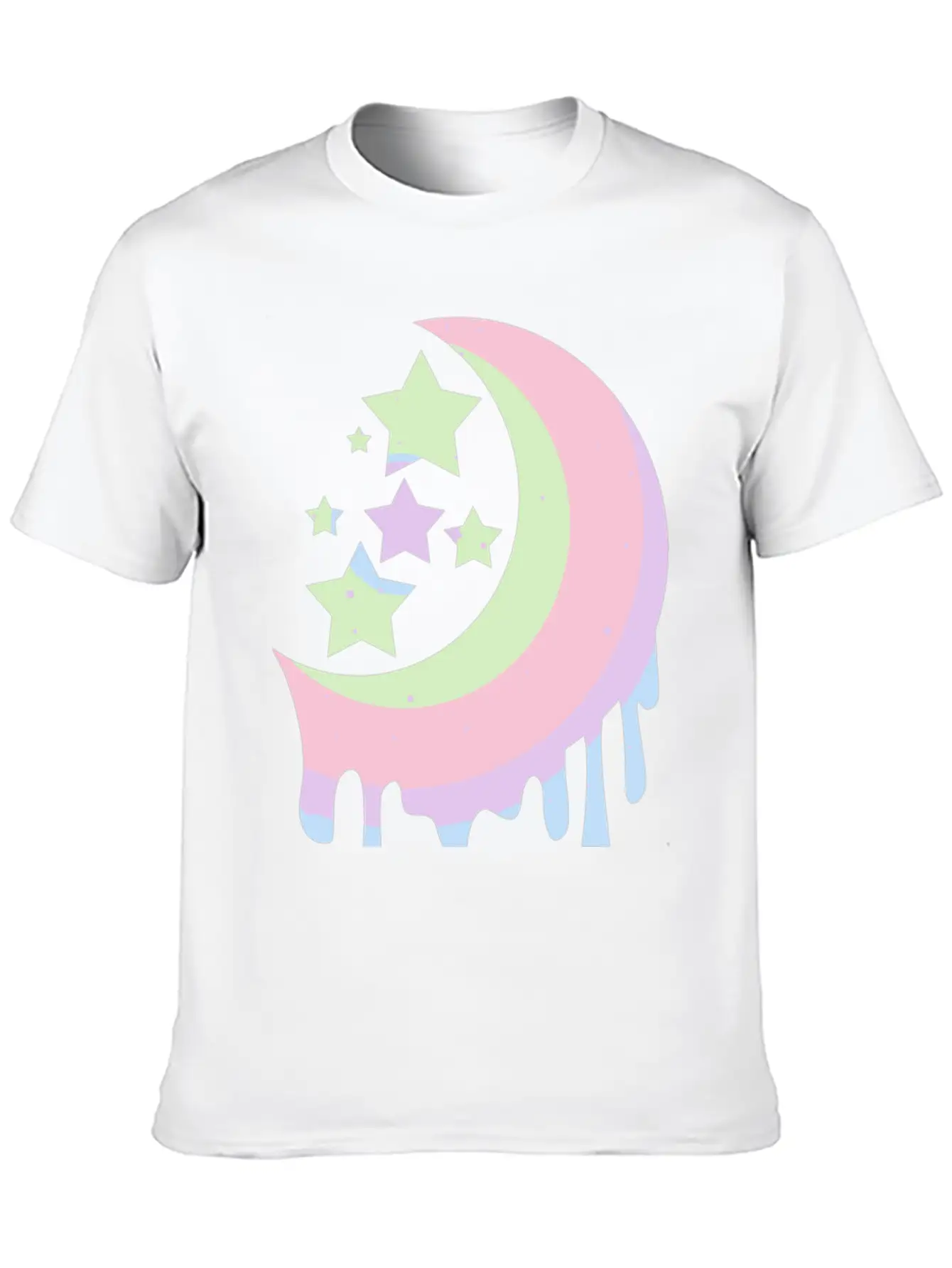 Aesthetic Clothing For Girls Pastel Moon Goth Swea Unisex Casual T-Shirt – Clean Design For Daily Comfort