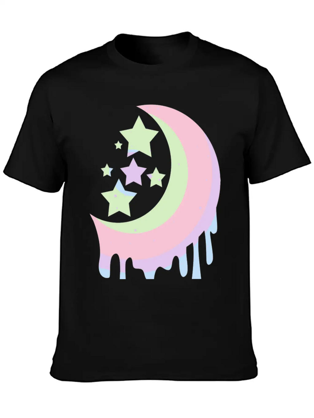 Aesthetic Clothing For Girls Pastel Moon Goth Swea Unisex Casual T-Shirt – Clean Design For Daily Comfort