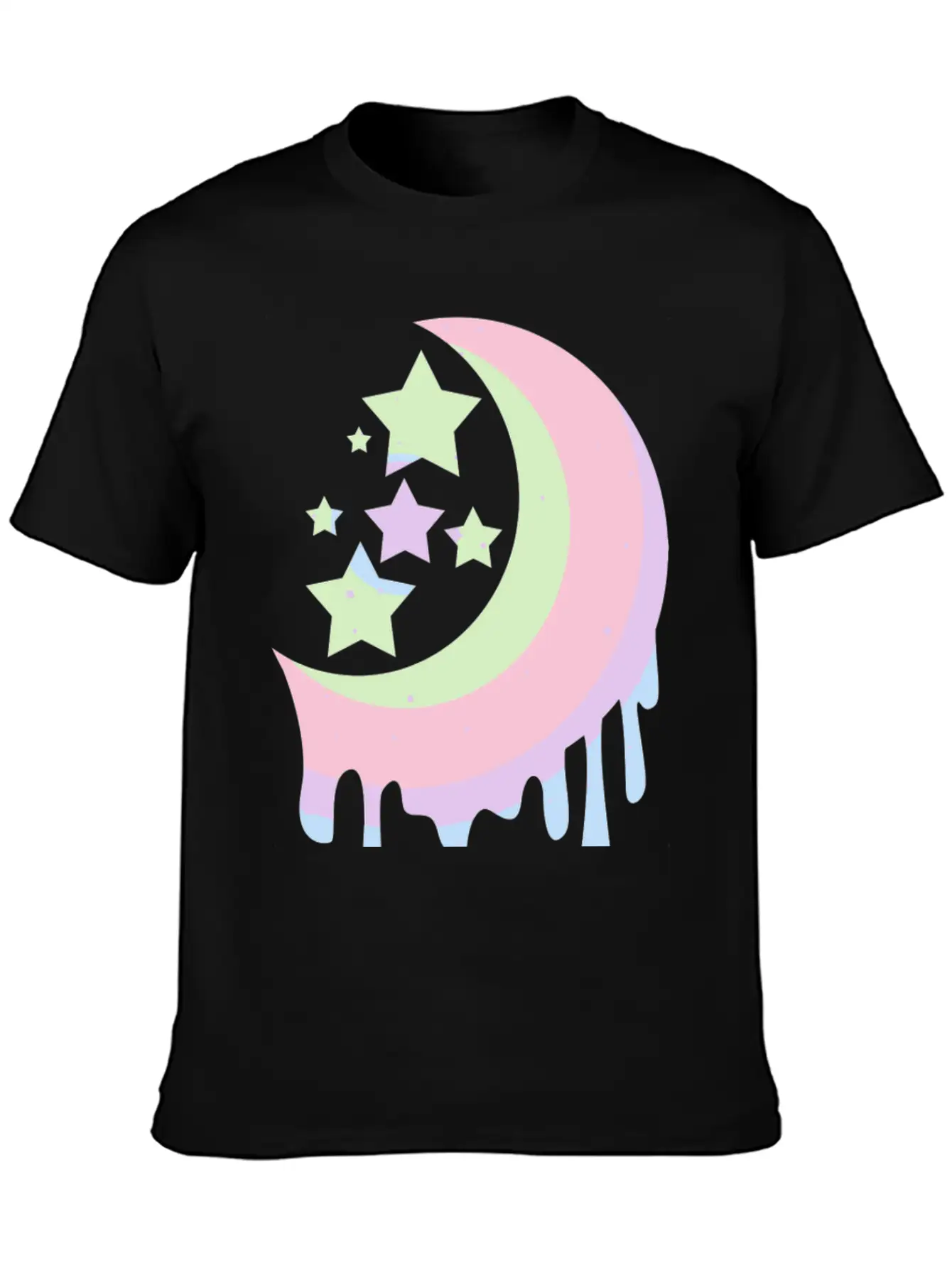Aesthetic Clothing For Girls Pastel Moon Goth Swea Unisex Casual T-Shirt – Clean Design For Daily Comfort