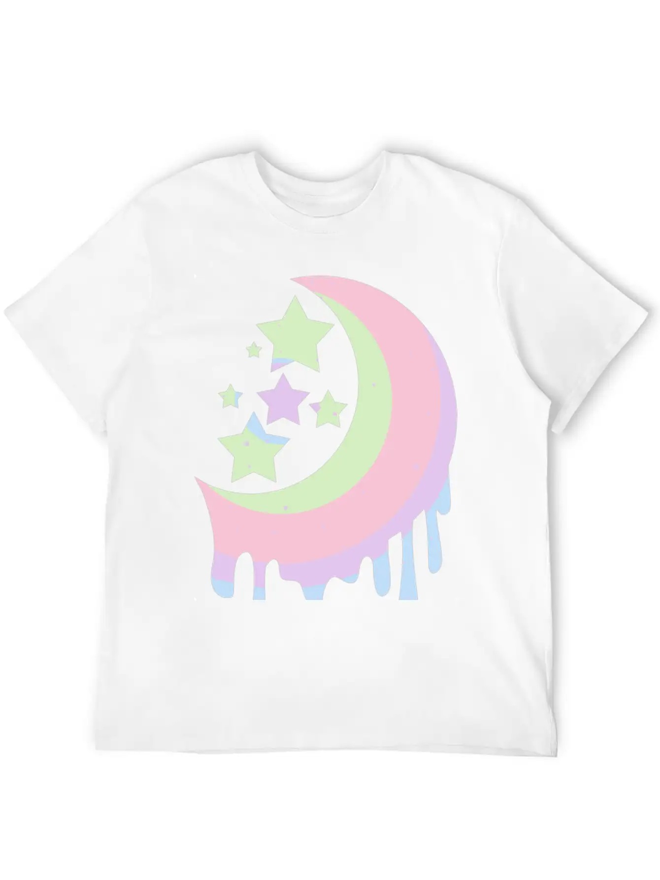 Aesthetic Clothing For Girls Pastel Moon Goth Swea Unisex Casual T-Shirt – Clean Design For Daily Comfort