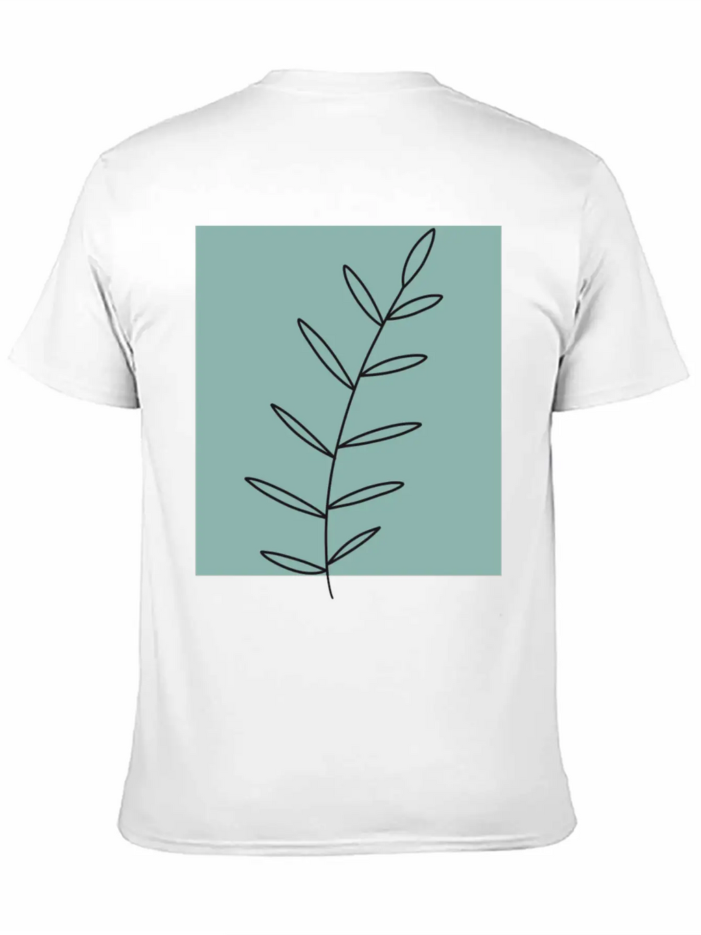 Aesthetic Leaf Soft Cotton Short Sleeve Tee – Unisex Wardrobe Staple