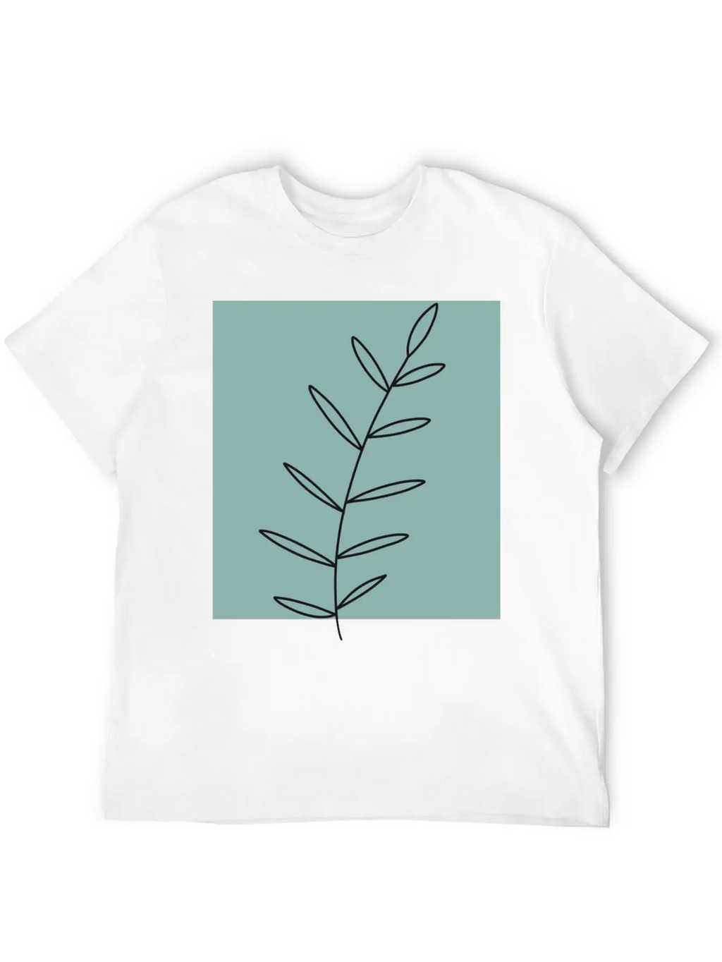 Aesthetic Leaf Soft Cotton Short Sleeve Tee – Unisex Wardrobe Staple